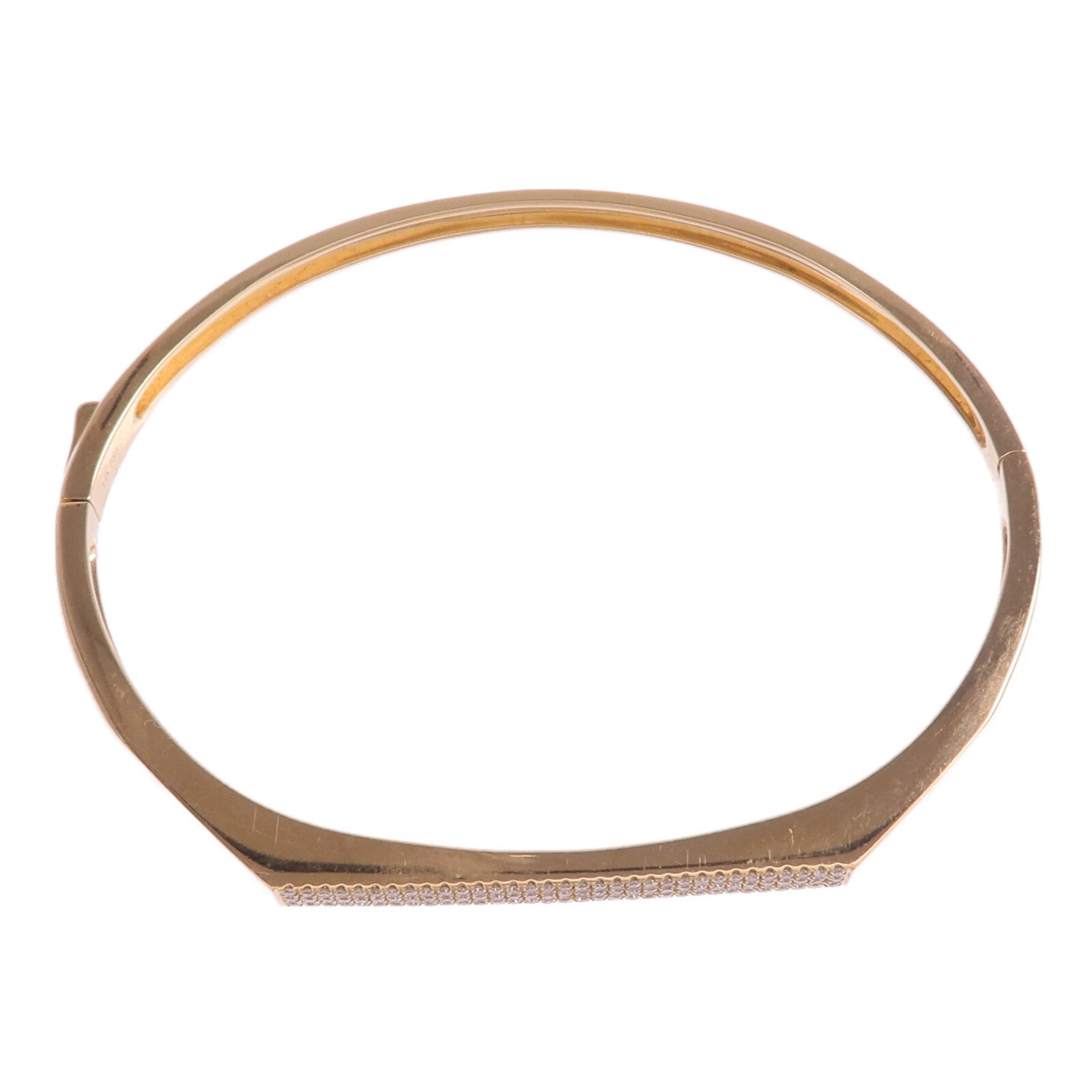 JEWELRY 【激減優惠】14K黃金Diamond Bracelet鑽石手鐲