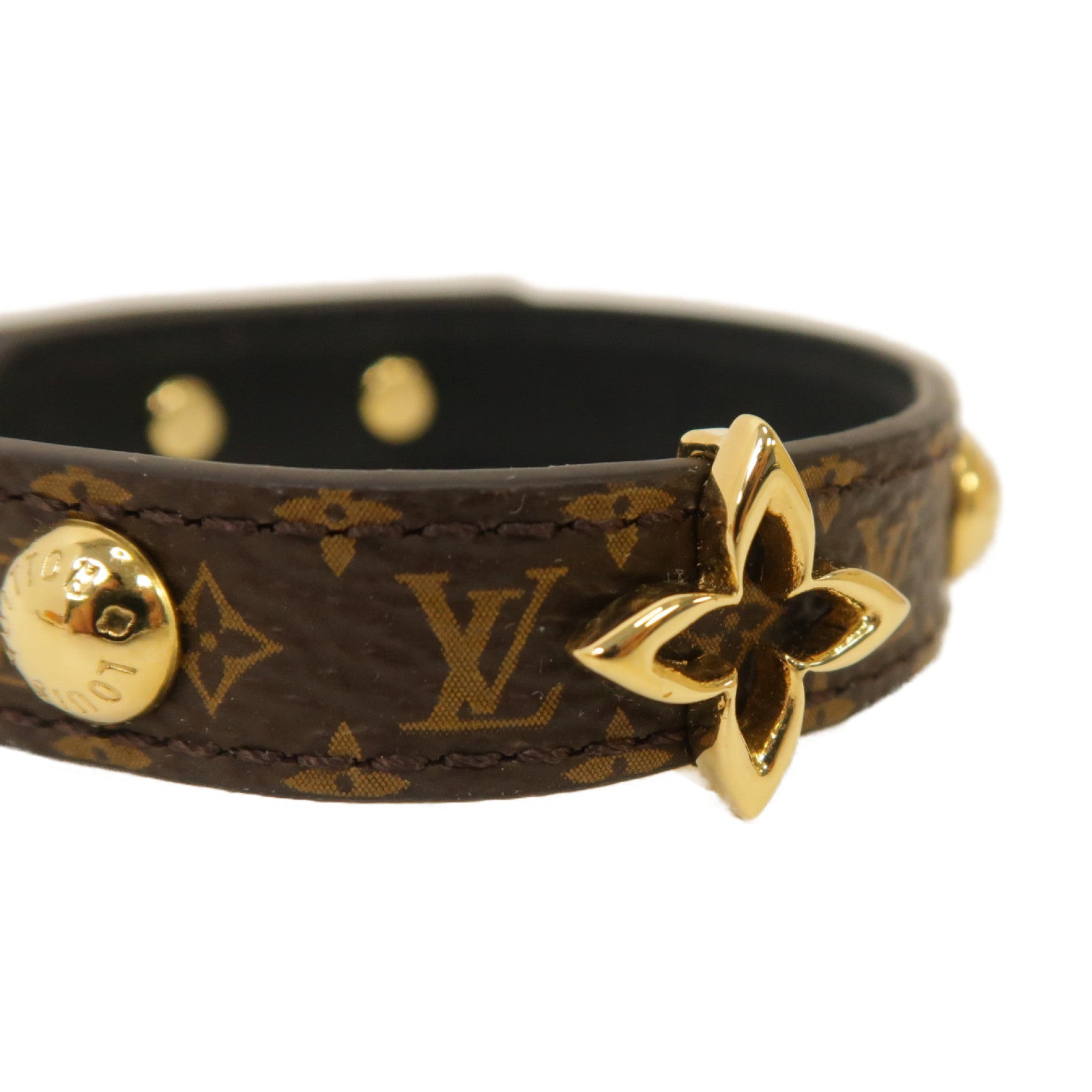 LOUIS VUITTON Monogram Blooming Bracelet手鏈啡色
