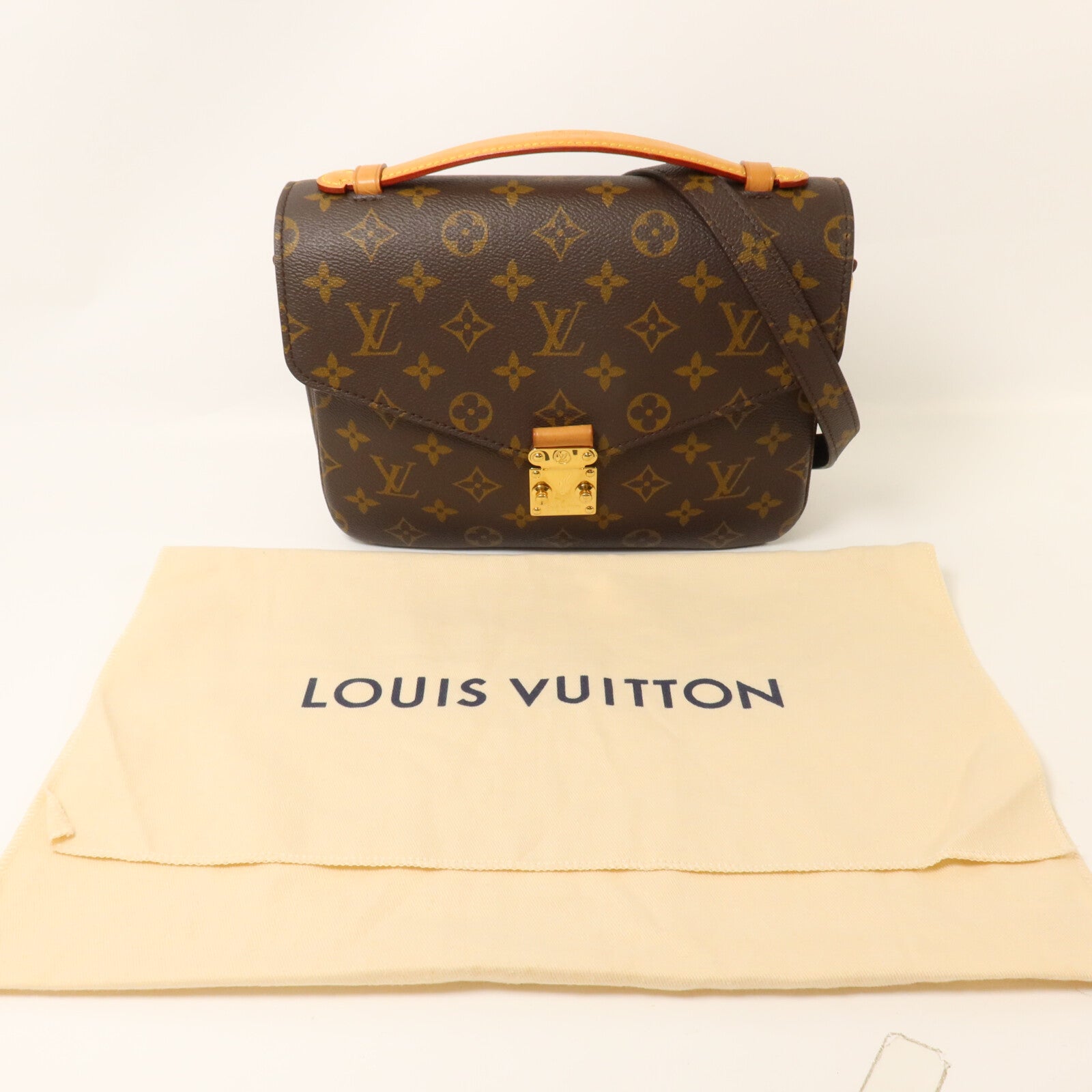 LOUIS VUITTON Monogram Pochette Metis MM手挽肩背兩用袋
