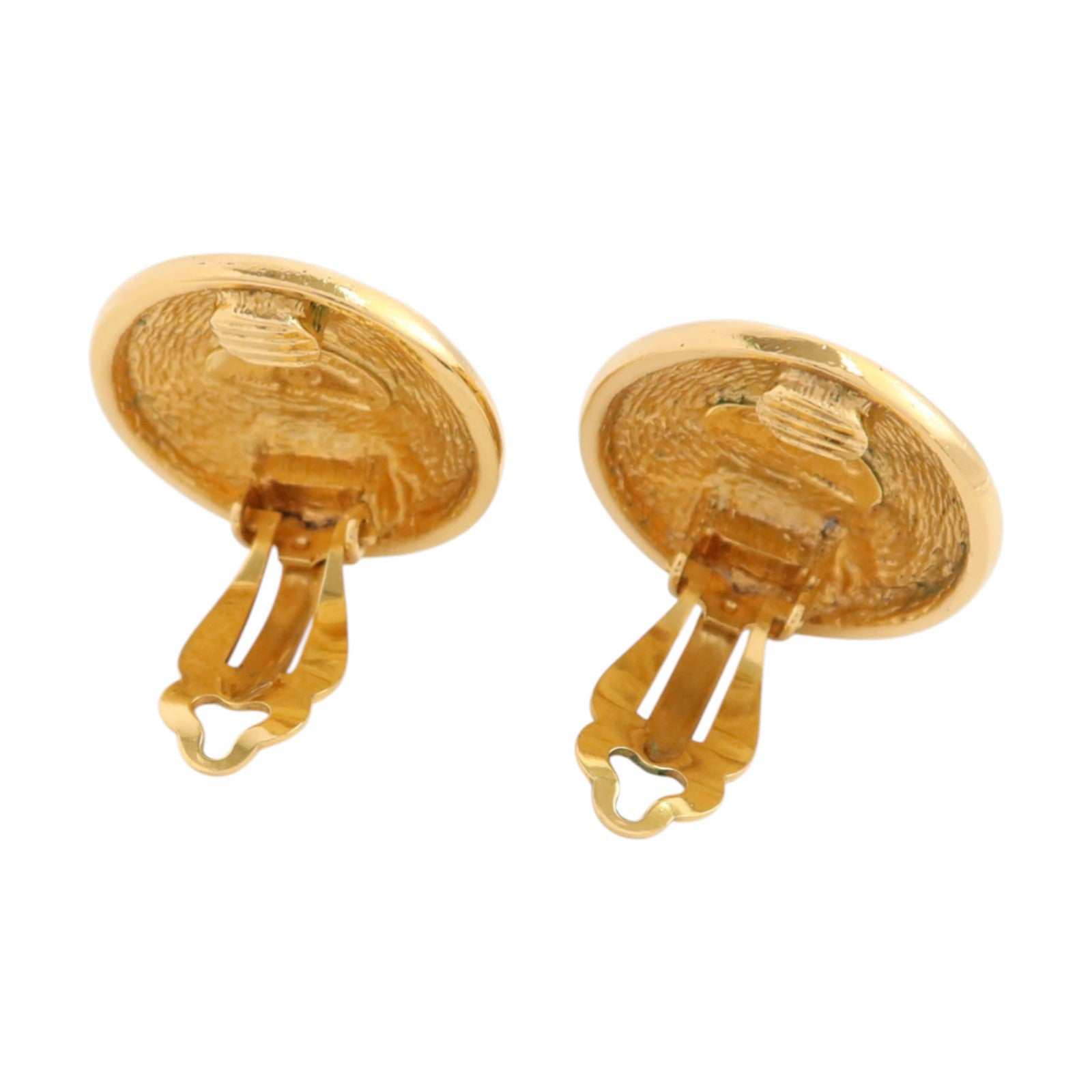 CHANEL 金屬Vintage Earring金扣耳環