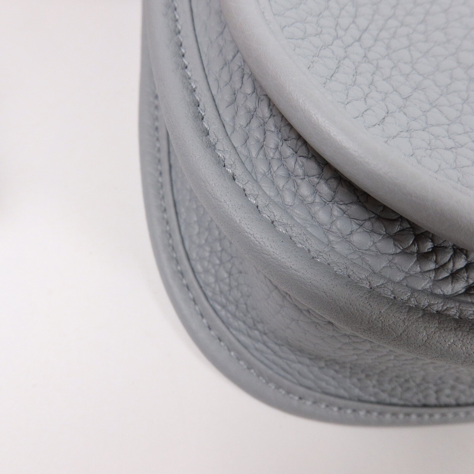 HERMES Clemence皮革Evelyne 23肩背袋Gris Pantin