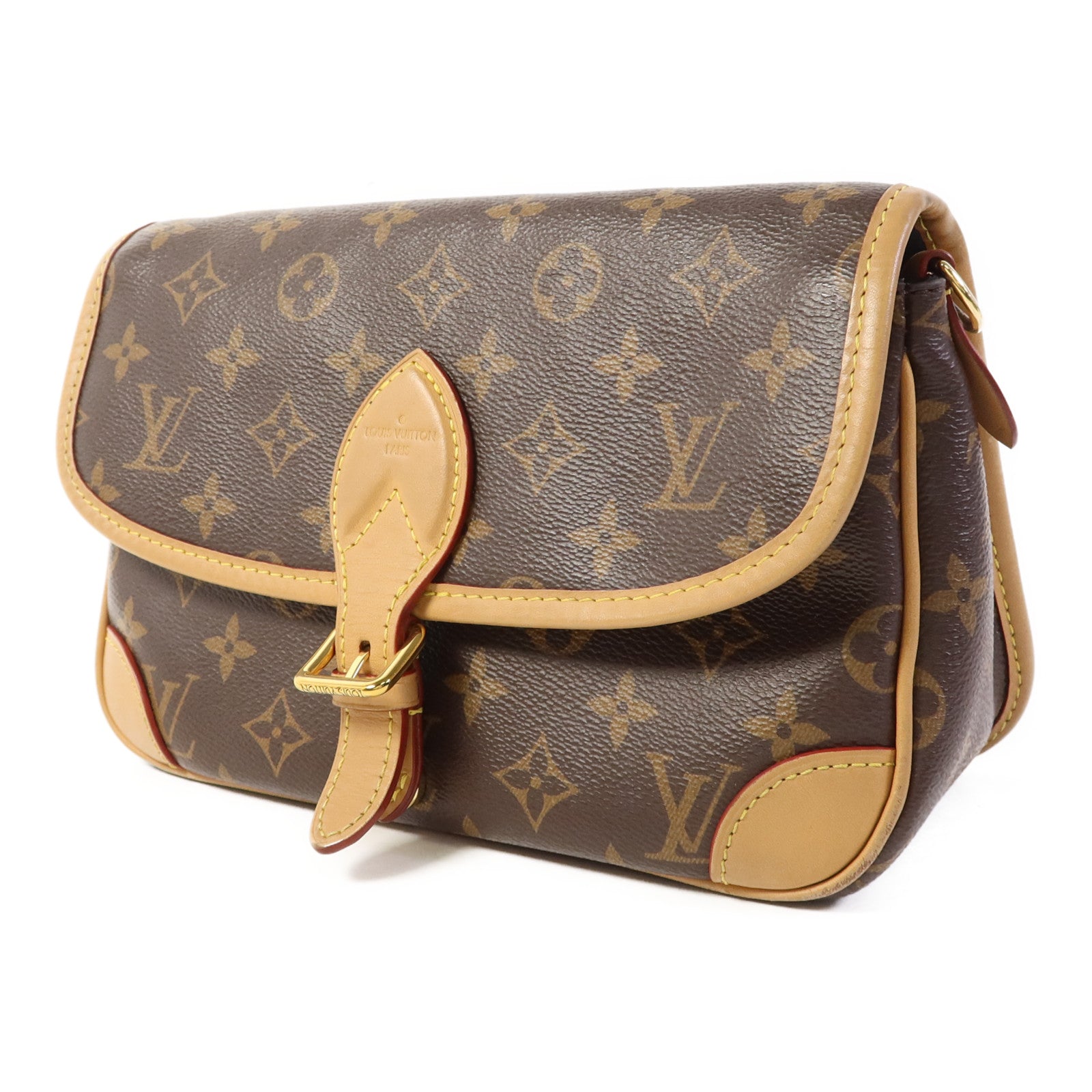 LOUIS VUITTON Monogram Diane金扣手挽肩背兩用袋