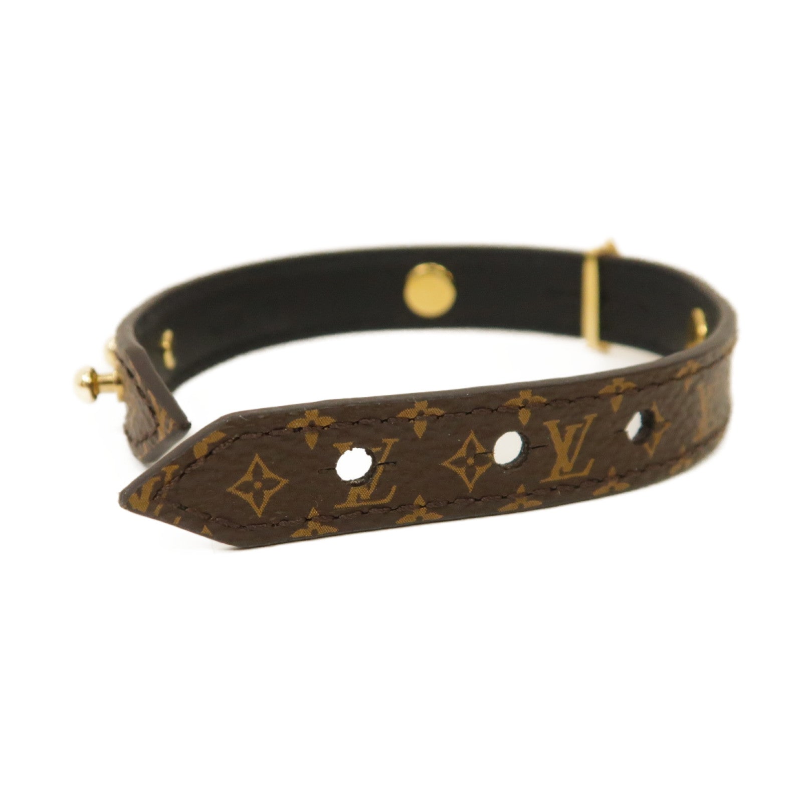 LOUIS VUITTON Monogram Blooming Bracelet手鏈啡色