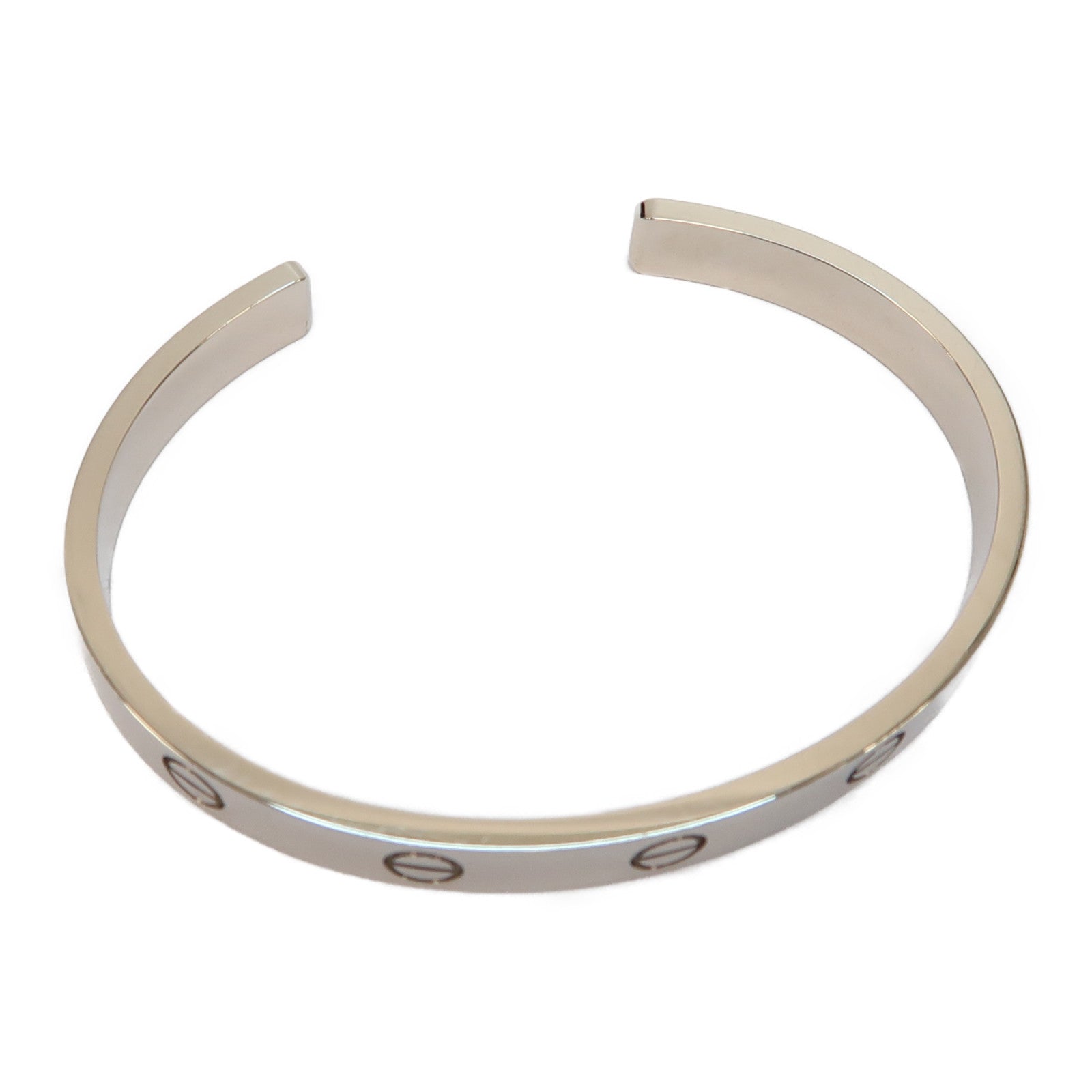 CARTIER 【激減優惠】18K白金Love Bracelet手鐲