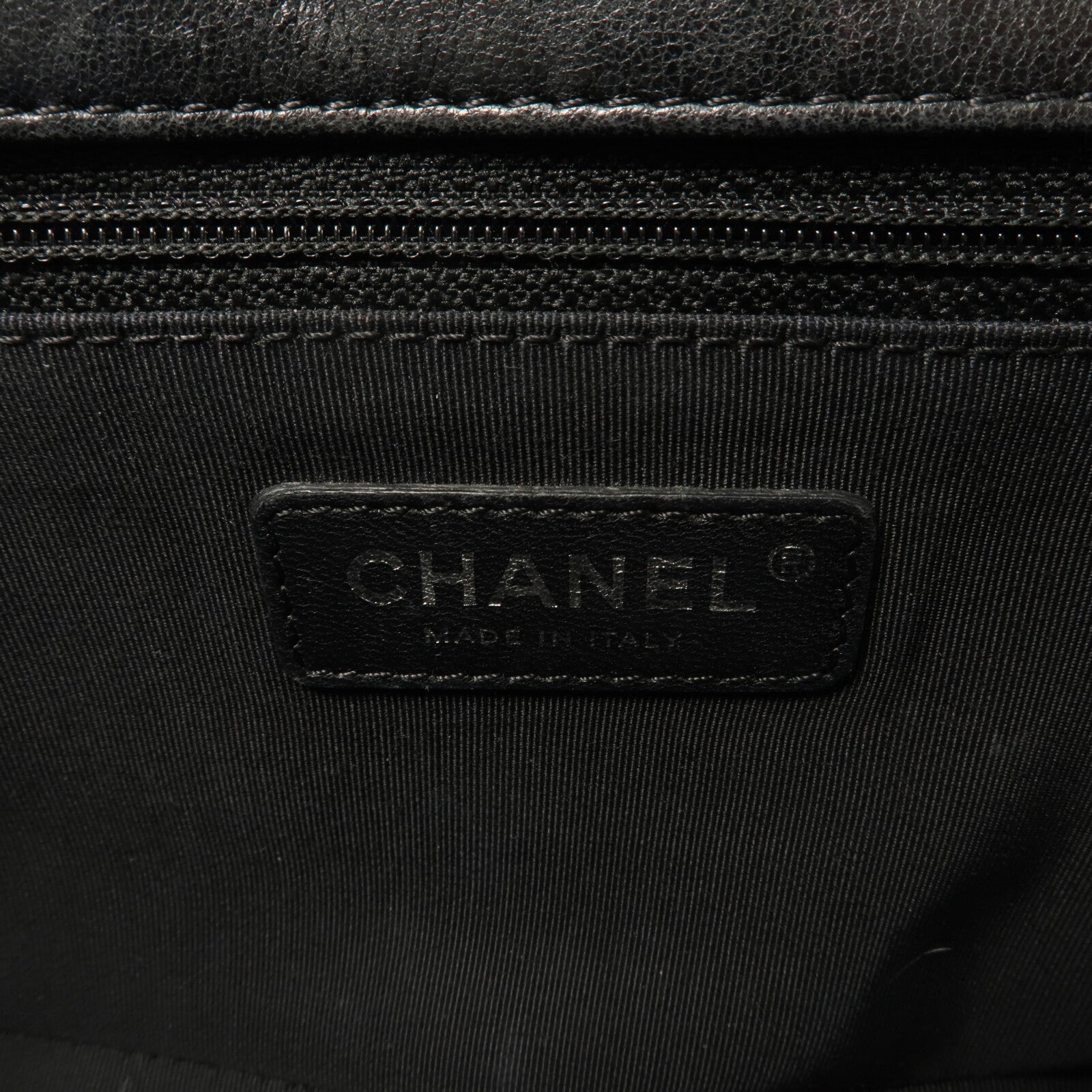 CHANEL 牛皮皮革Flap Bag Cuba鏈帶肩背袋