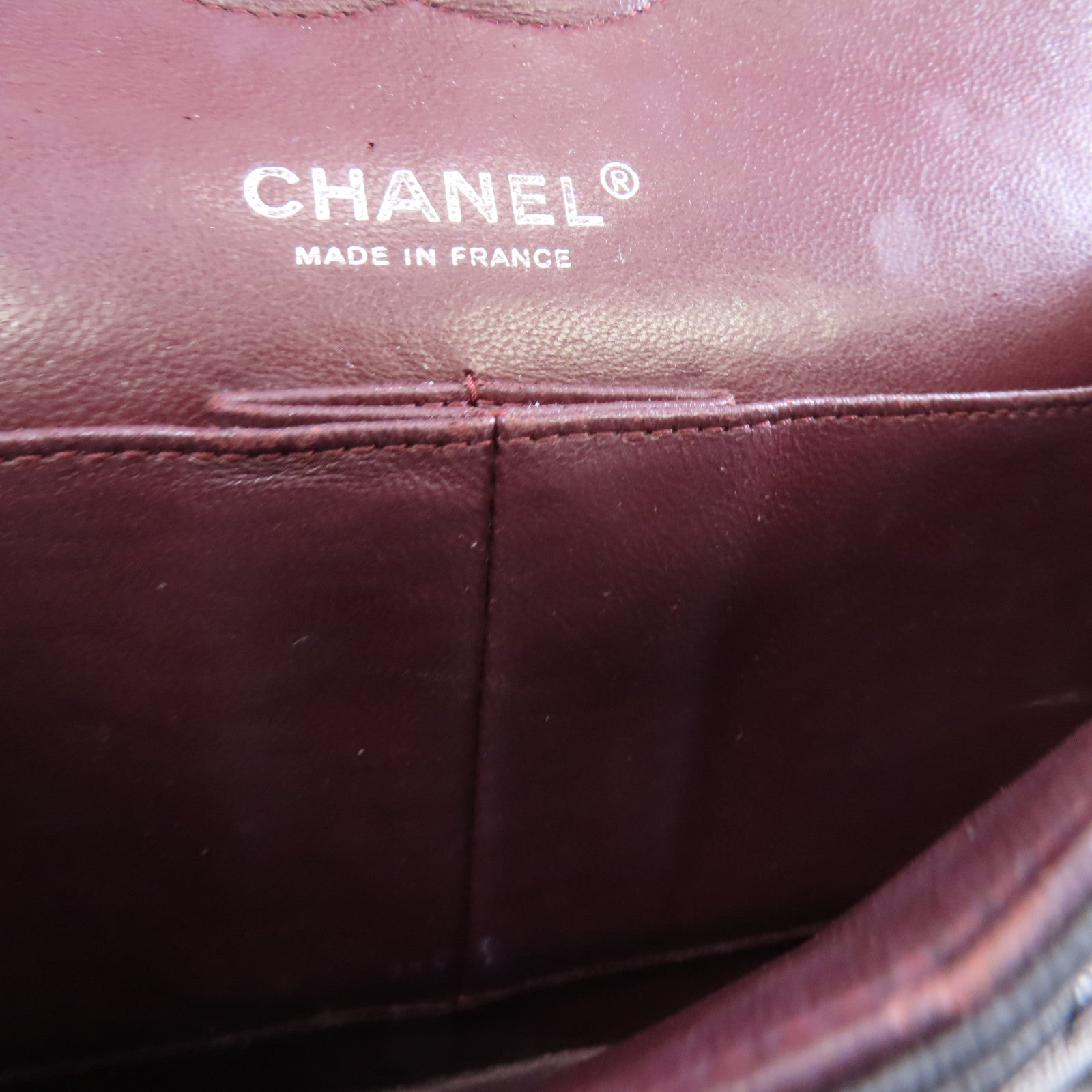 CHANEL 菱格羊皮皮革Classic Flap 25銀扣鏈帶肩背袋黑色