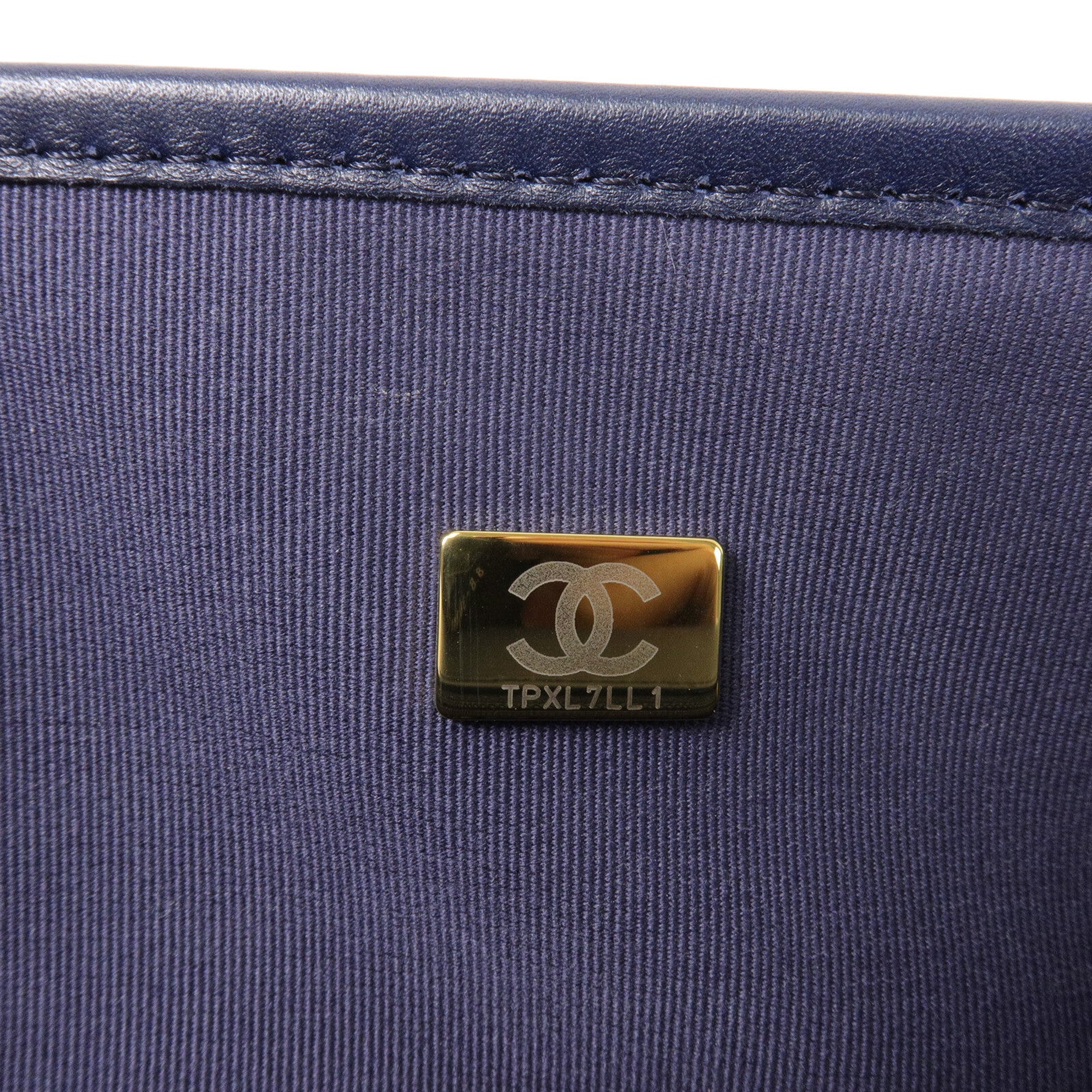 CHANEL Tweed Top Handle Flap Bag鏈帶肩背袋