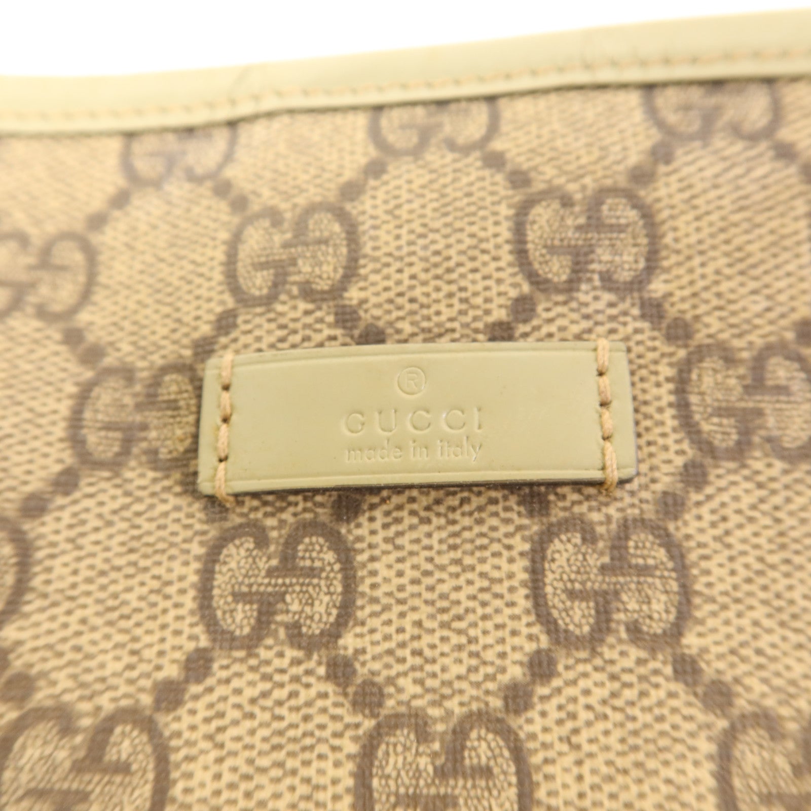 GUCCI 帆布GG Supreme Tote金扣手挽袋