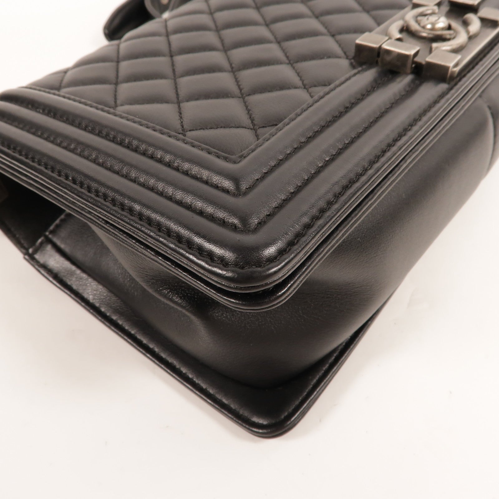 CHANEL 羊皮皮革Boy 25肩背袋