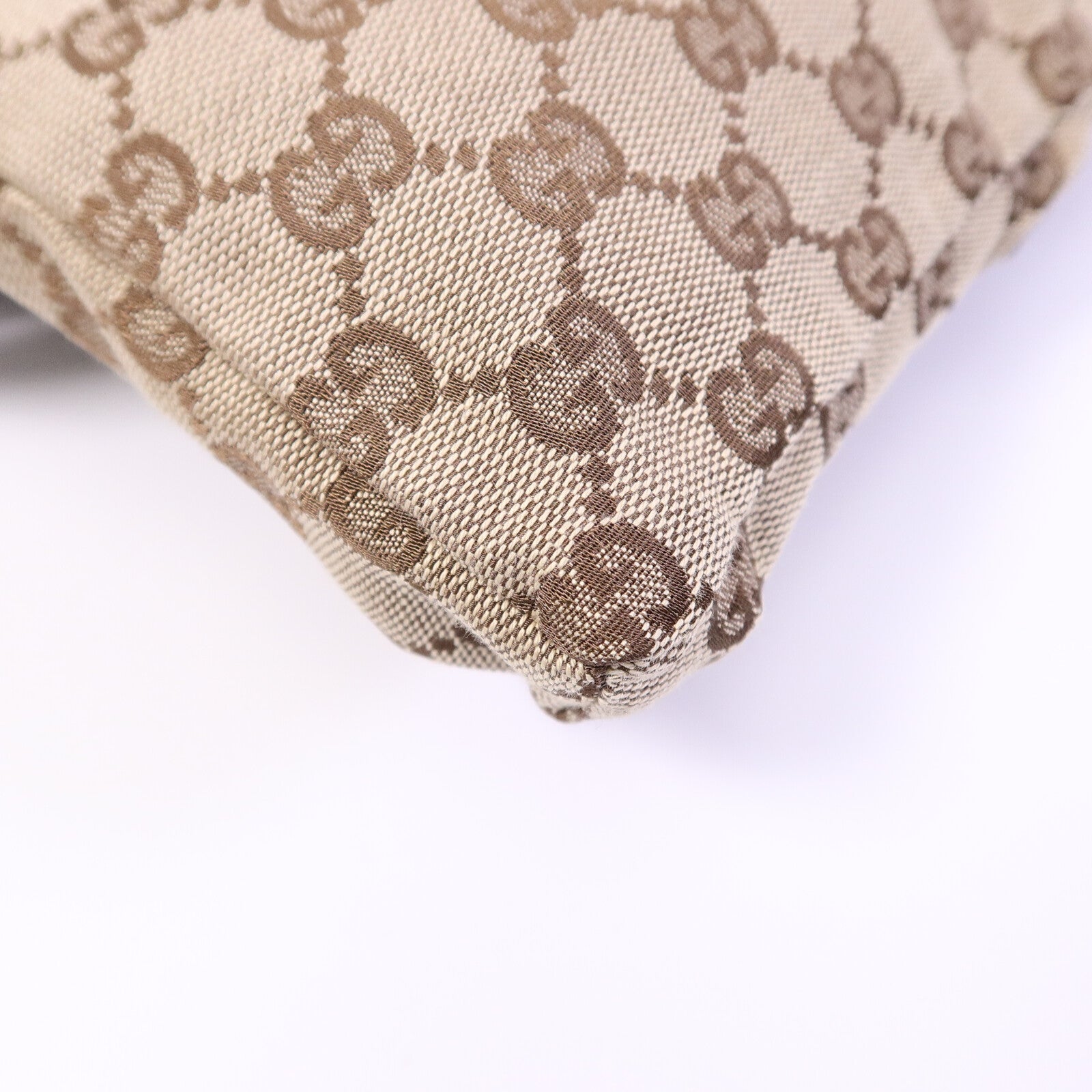 GUCCI 帆布Waist Bag銀扣腰包