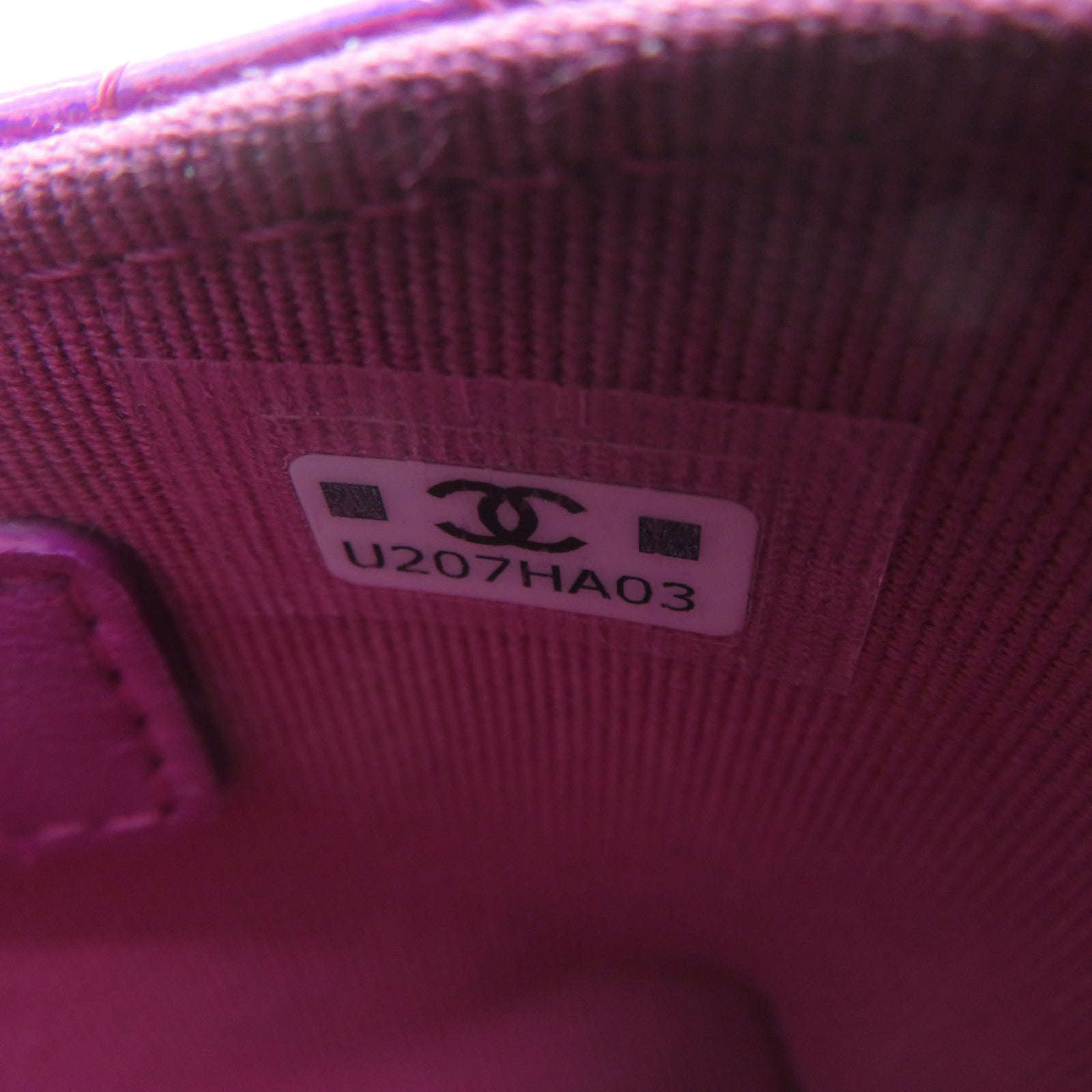 CHANEL 【激減優惠】菱格漆皮皮革Waist Bag銀扣腰包粉紅色