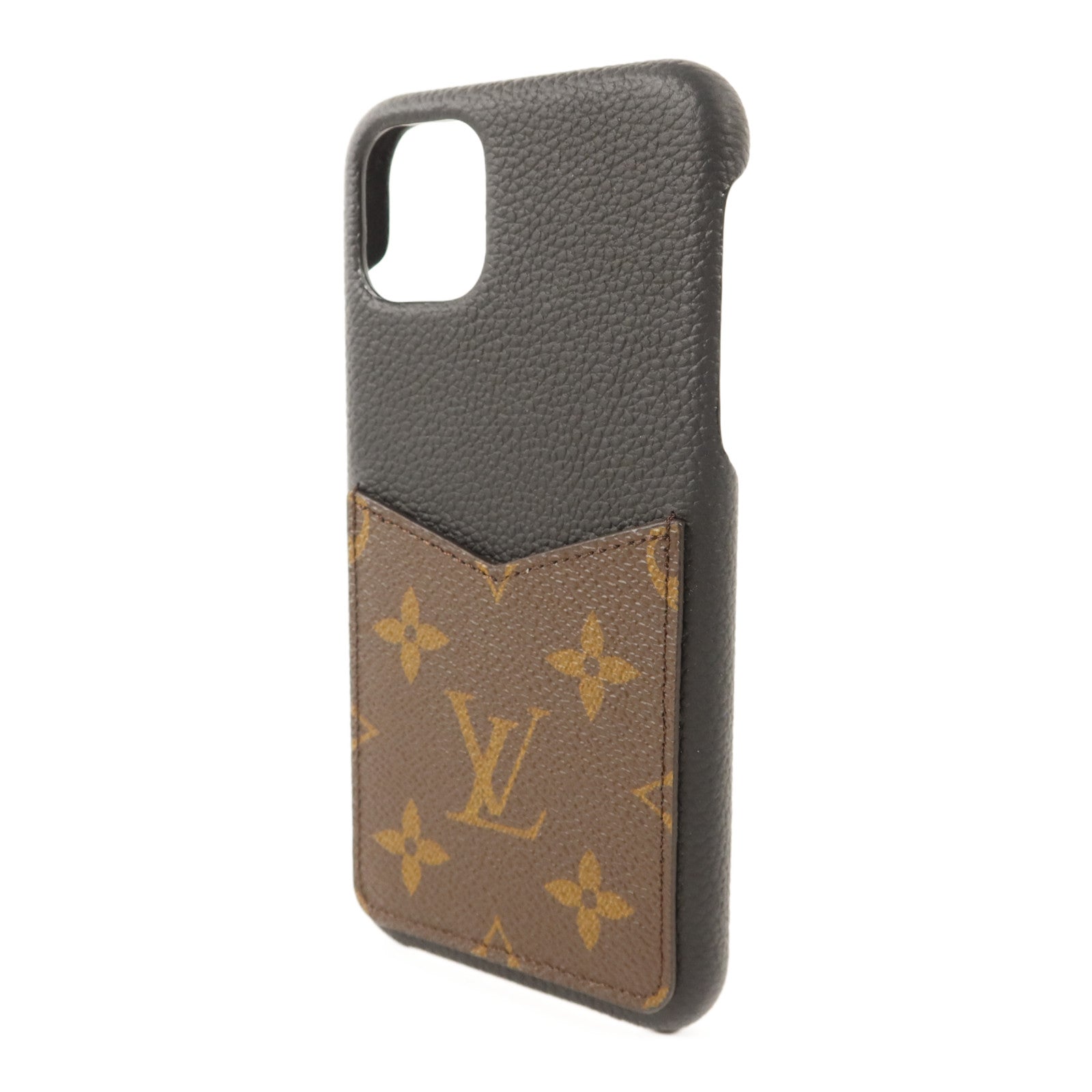 LOUIS VUITTON Monogram/牛皮皮革IPhone 11 Pro Max Bumper Phone Case手機殼