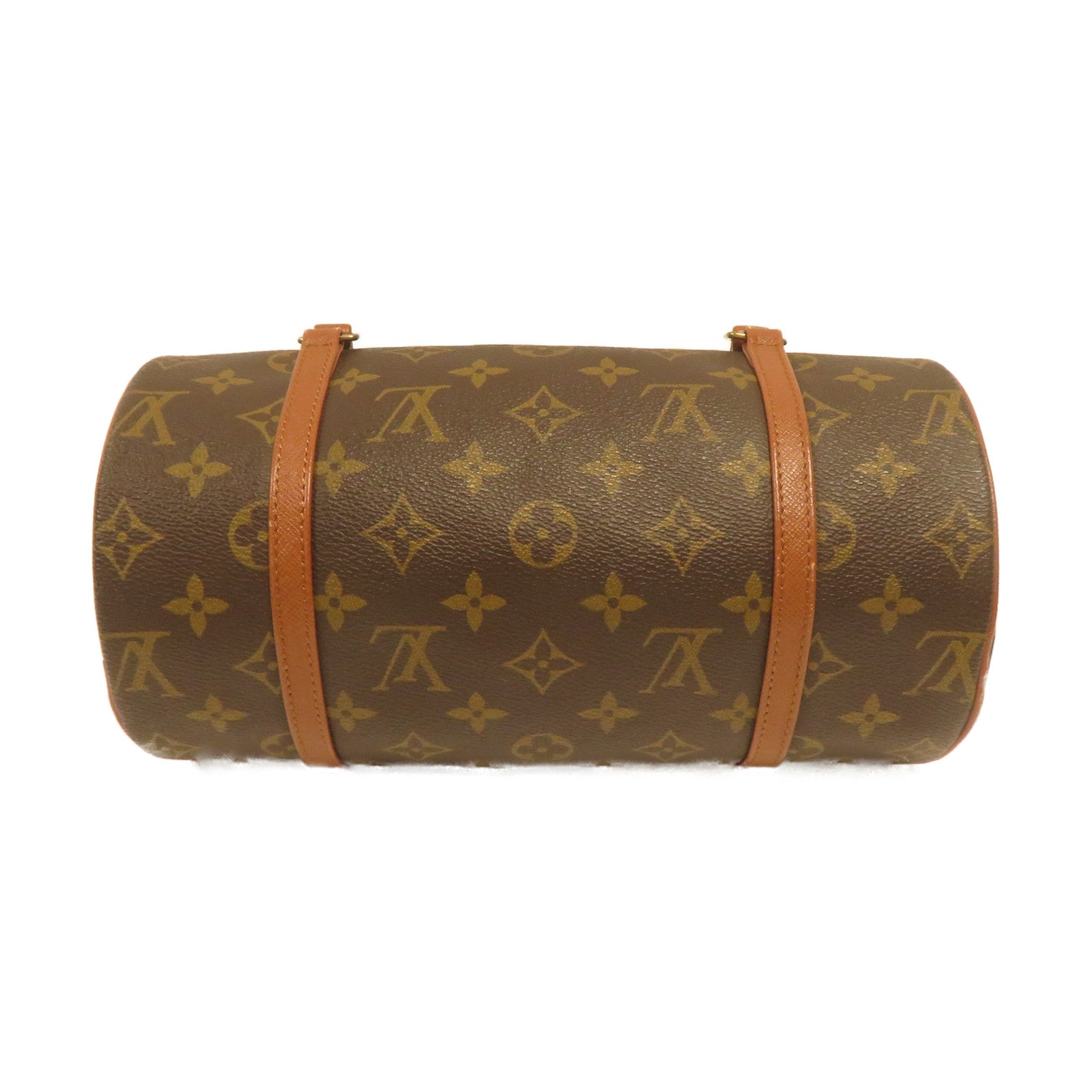 LOUIS VUITTON 【激減優惠】Monogram Papillon Old Model金扣肩背袋棕色
