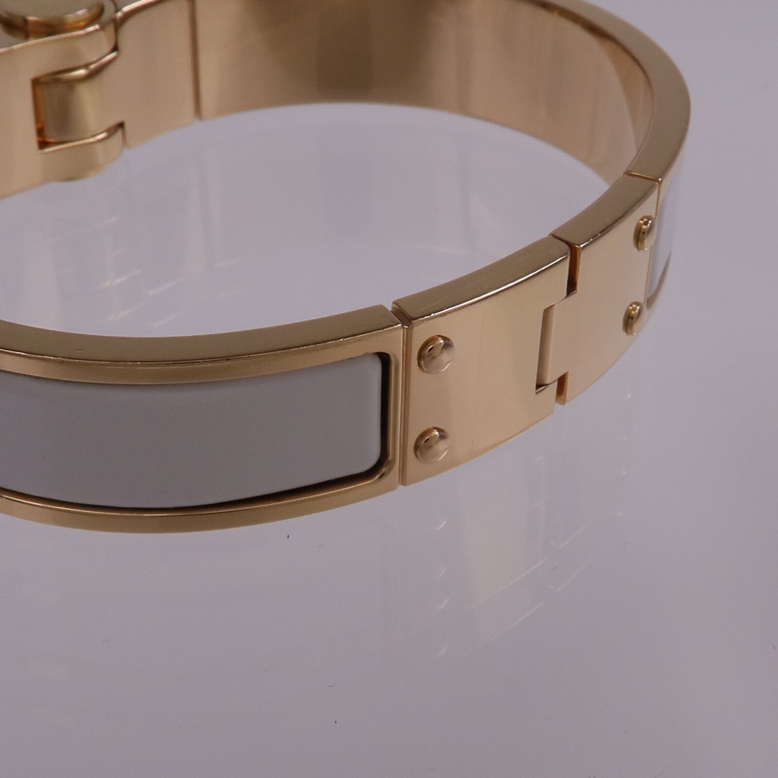 HERMES 金屬Charniere Bracelet金扣手鐲