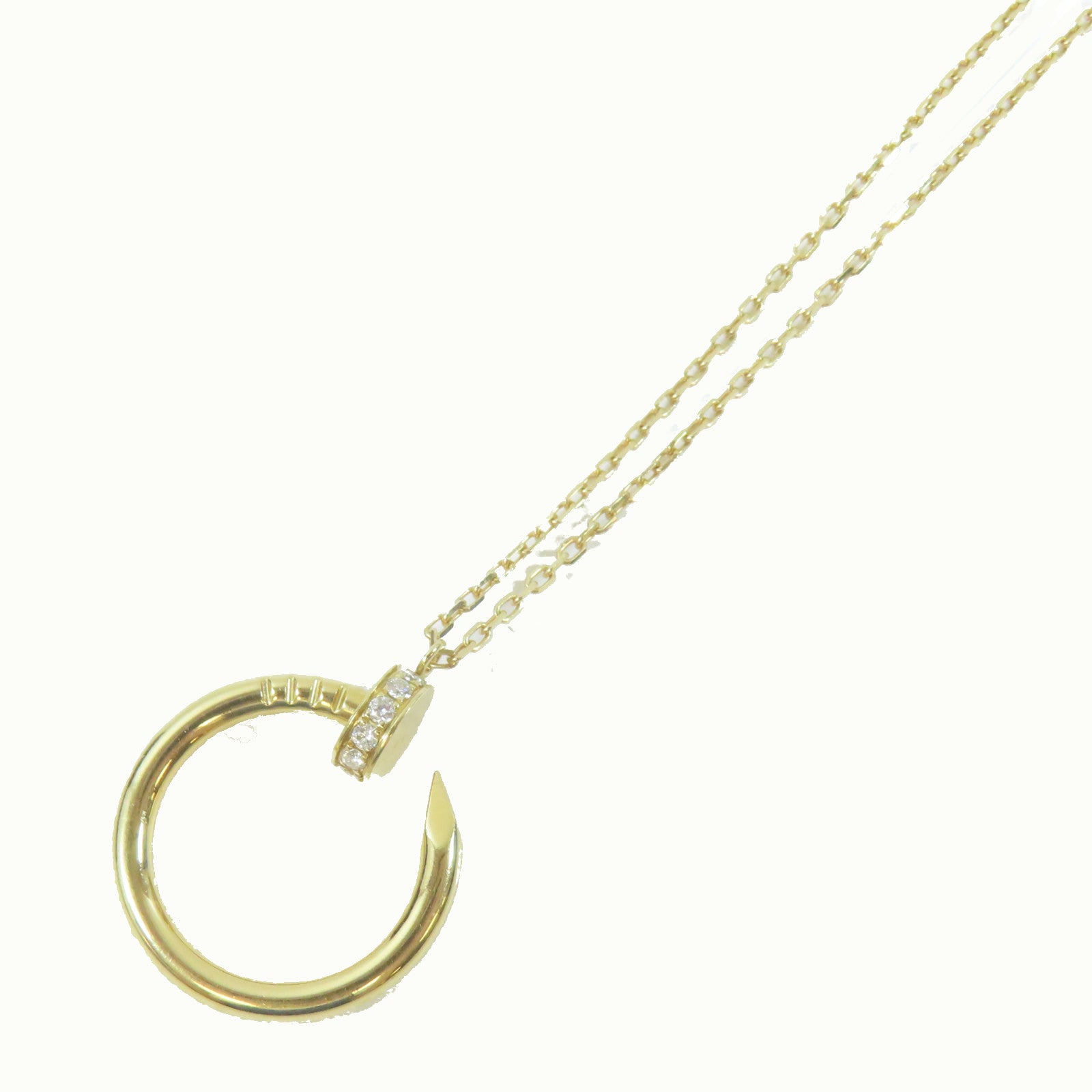 CARTIER 18K黃金Juste Un Clou Necklace項鍊#45cm