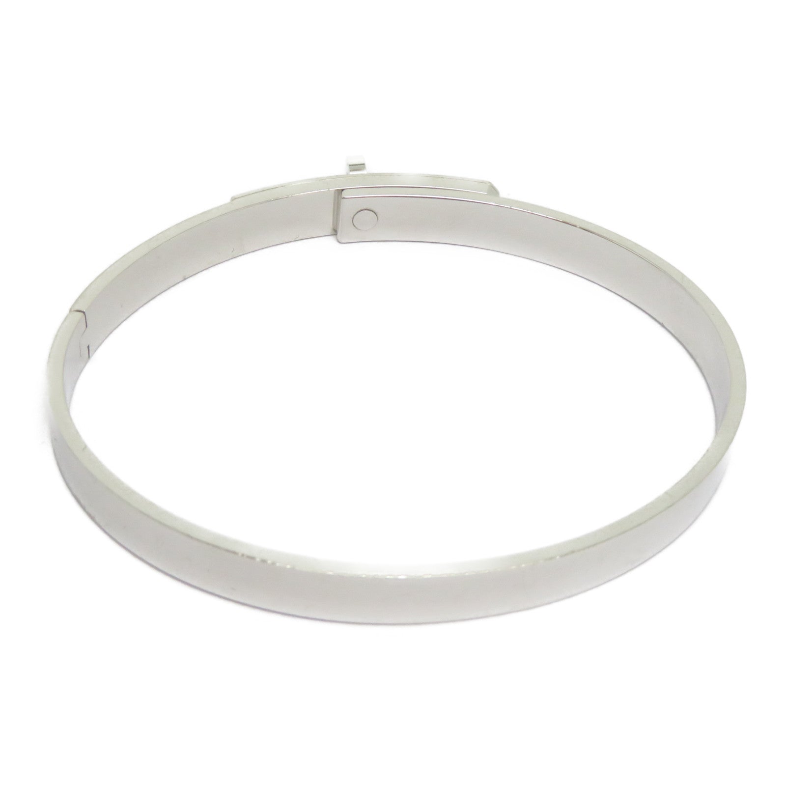 HERMES 18K白金Kelly Diamond Bracelet/Bangle 0.36ct鑽石手鐲