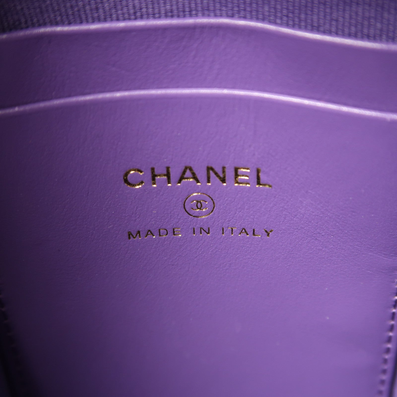 CHANEL 牛皮皮革Rucksack金扣鏈帶背包