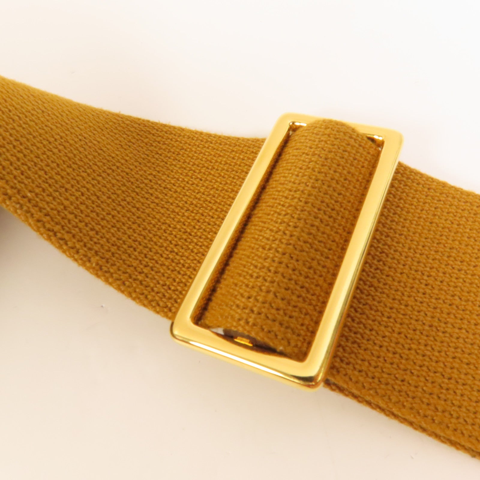HERMES Chevre皮革Geta金扣肩背袋Caramel