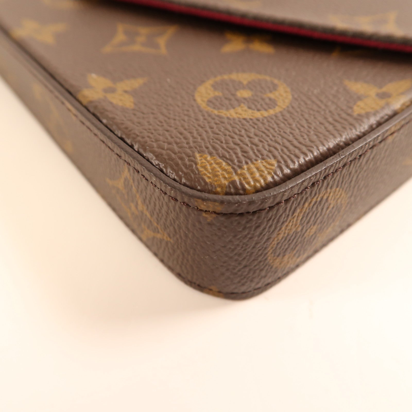 LOUIS VUITTON Monogram Pochette Felicie金扣鏈帶肩背袋