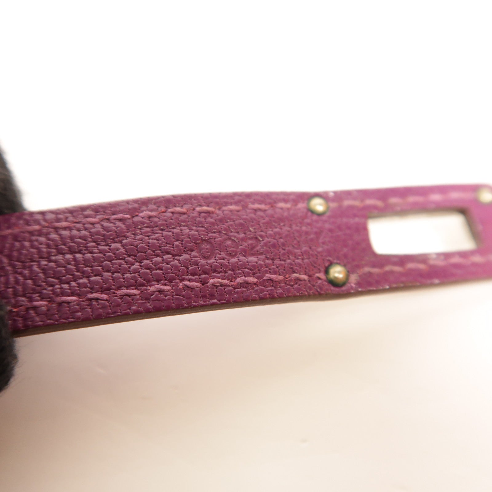 HERMES PHW Kelly Depliant Wallet Chevre Leather Anemone