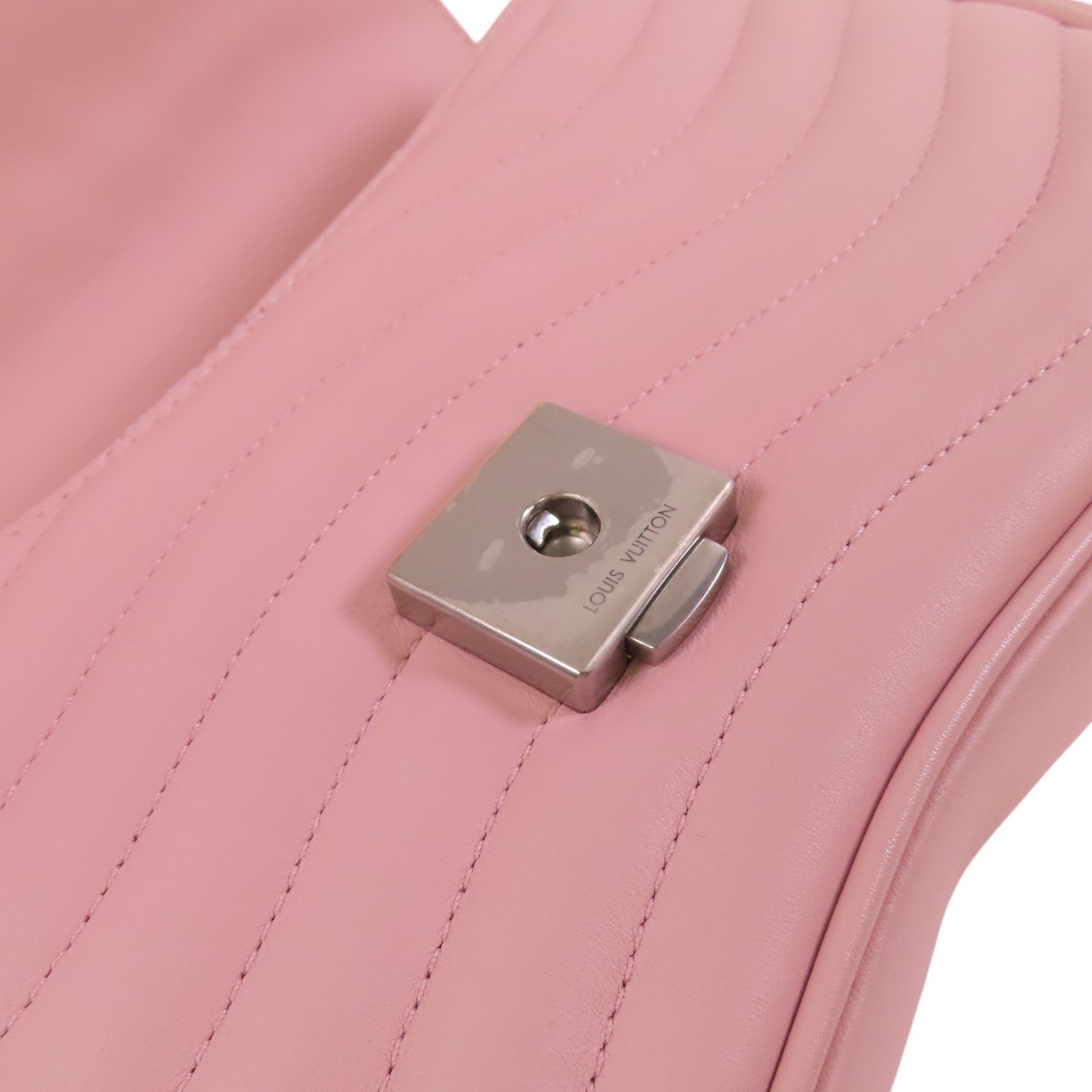 LOUIS VUITTON 牛皮皮革New Wave MM銀扣手挽肩背兩用袋