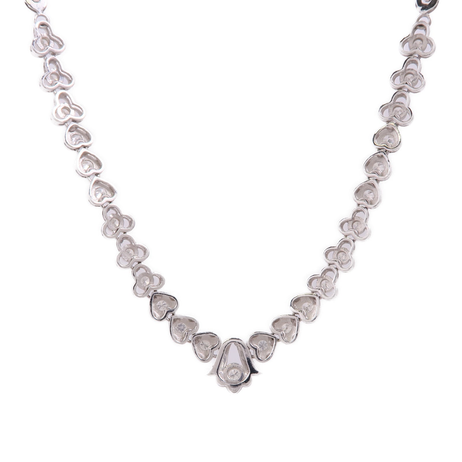 JEWELRY Diamond Necklace 18K White Gold