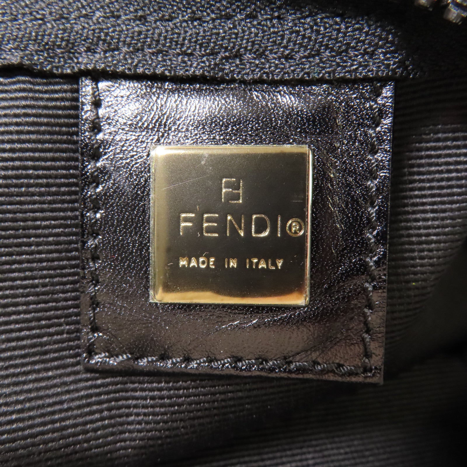FENDI 帆布Tote Bag銀扣手挽袋