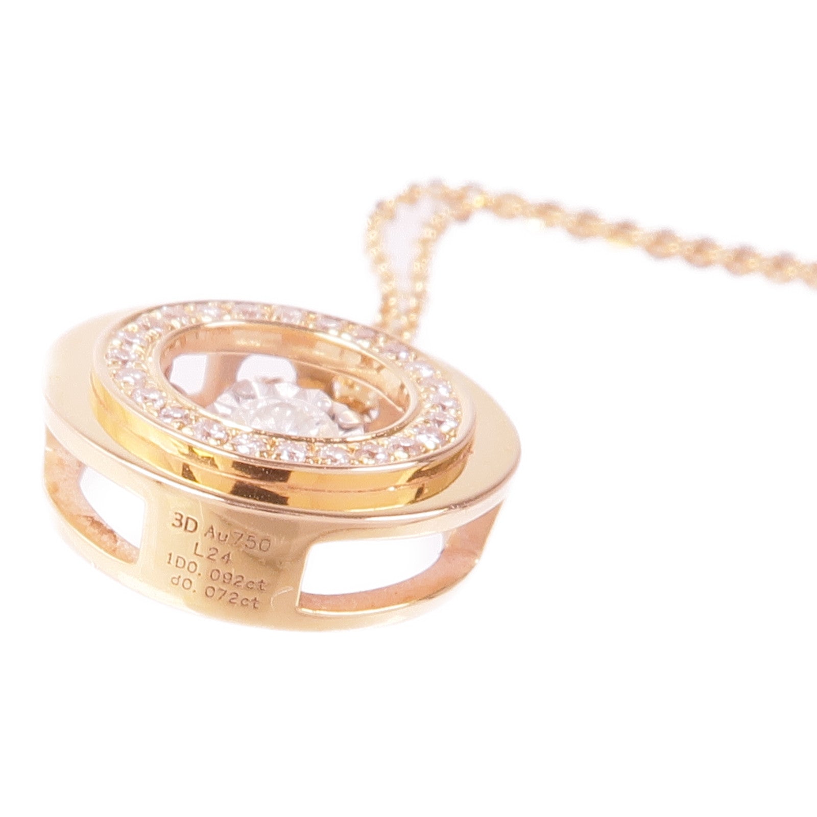 JEWELRY 18K玫瑰金Diamond Necklace鑽石項鍊