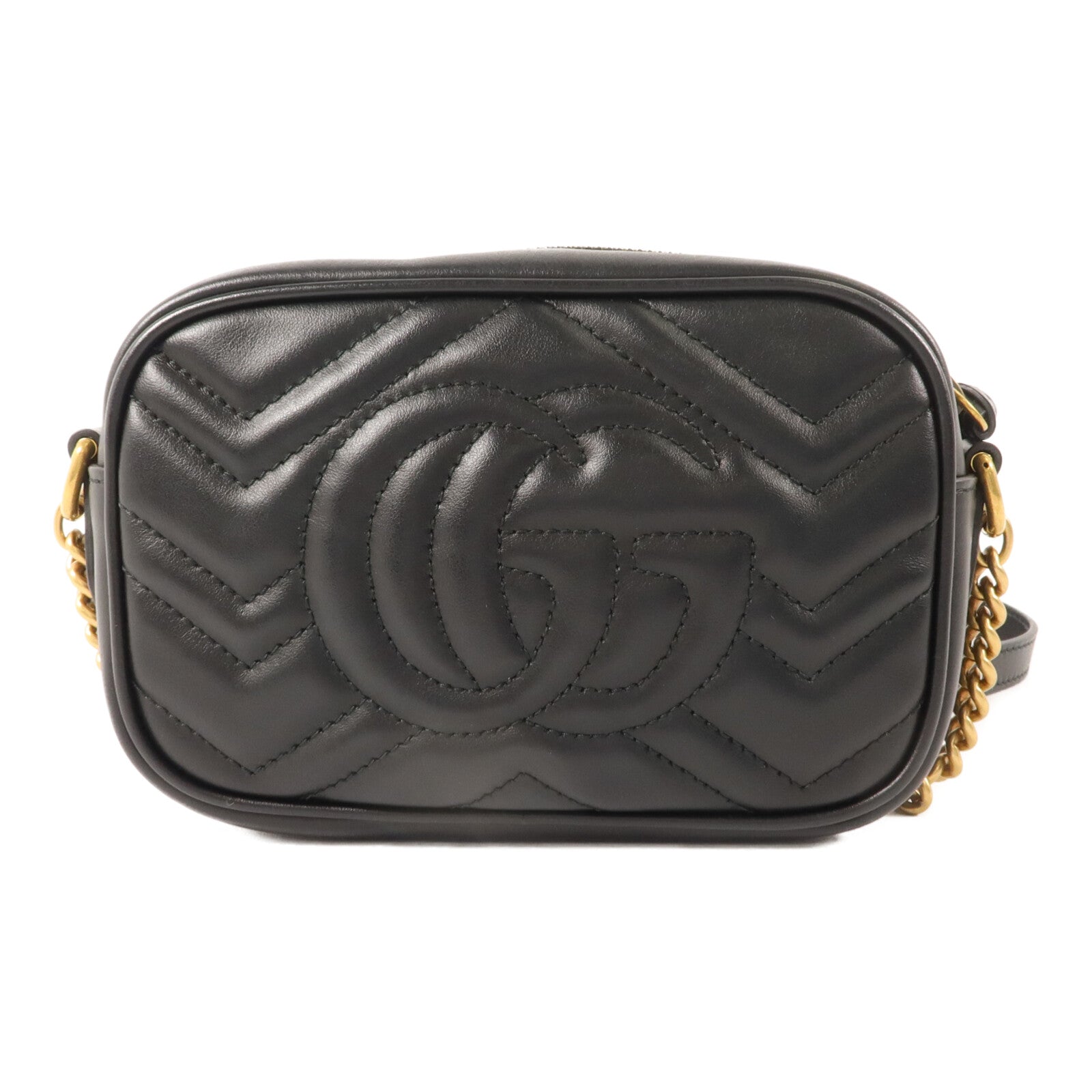 GUCCI 牛皮皮革GG Marmont Mini肩背袋