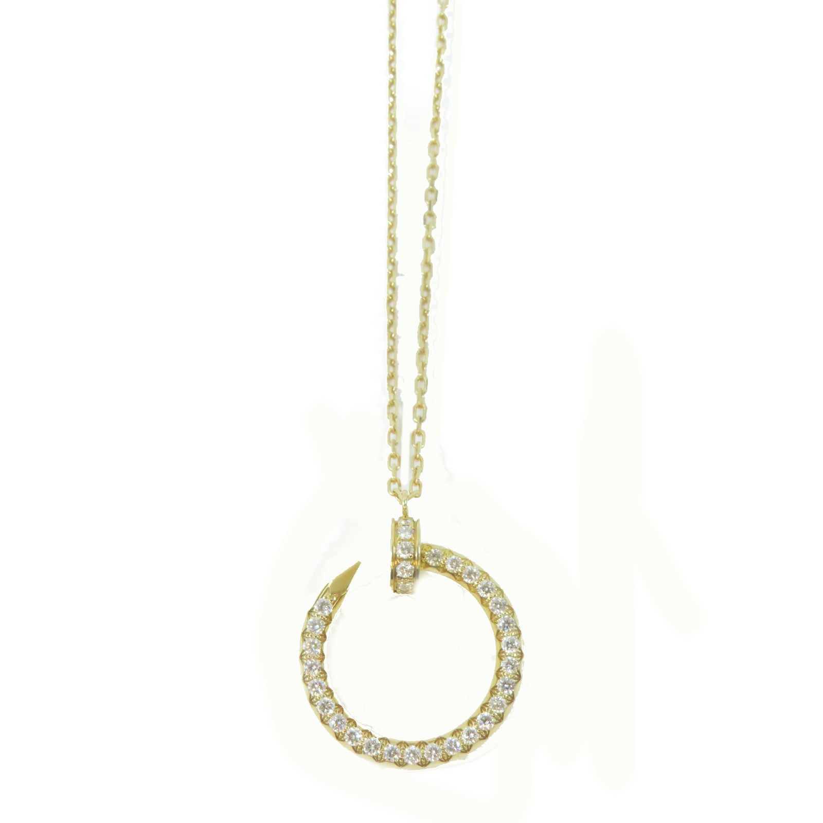 CARTIER 18K黃金Juste Un Clou Necklace項鍊#45cm