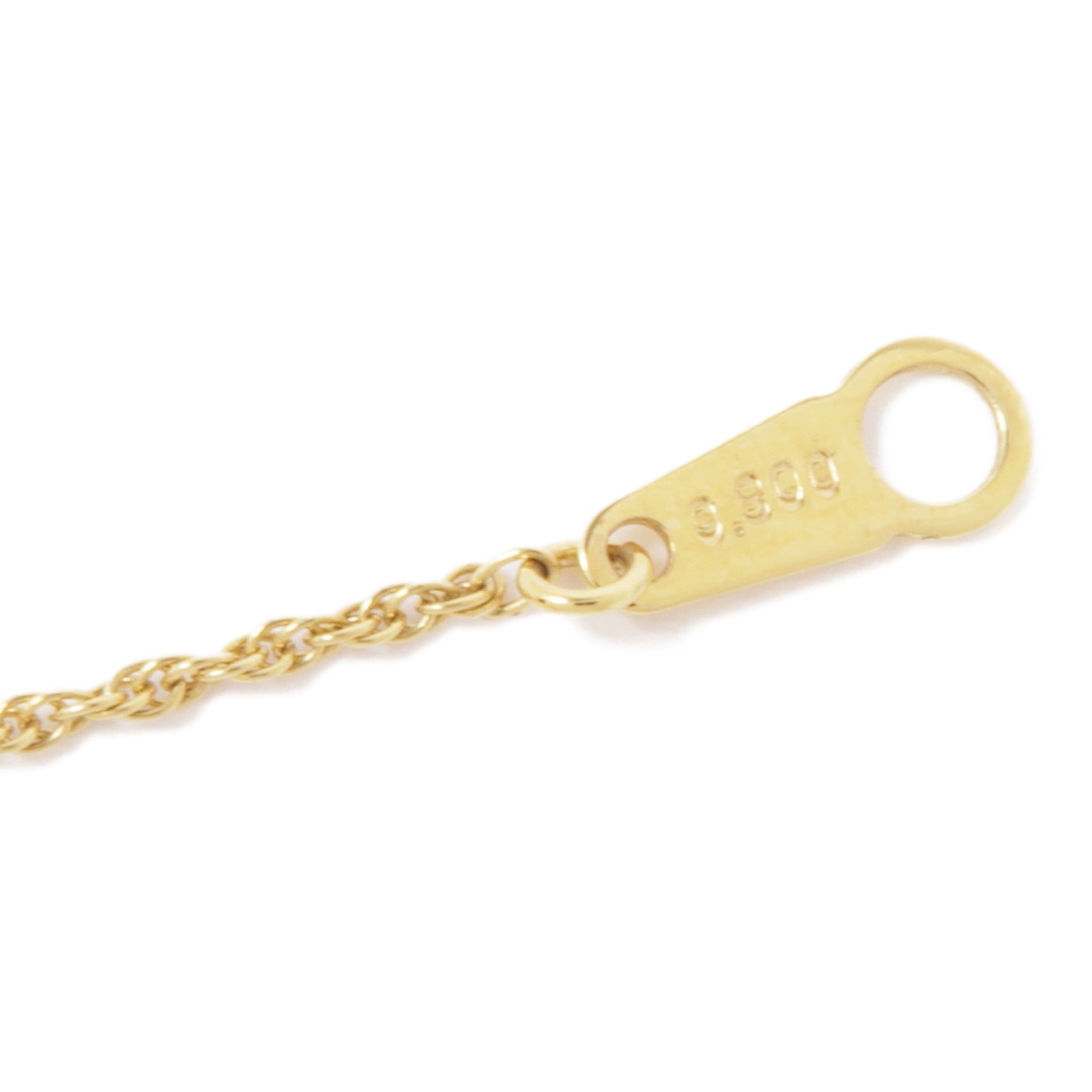 JEWELRY Ruby Diamond Necklace 18K Yellow Gold