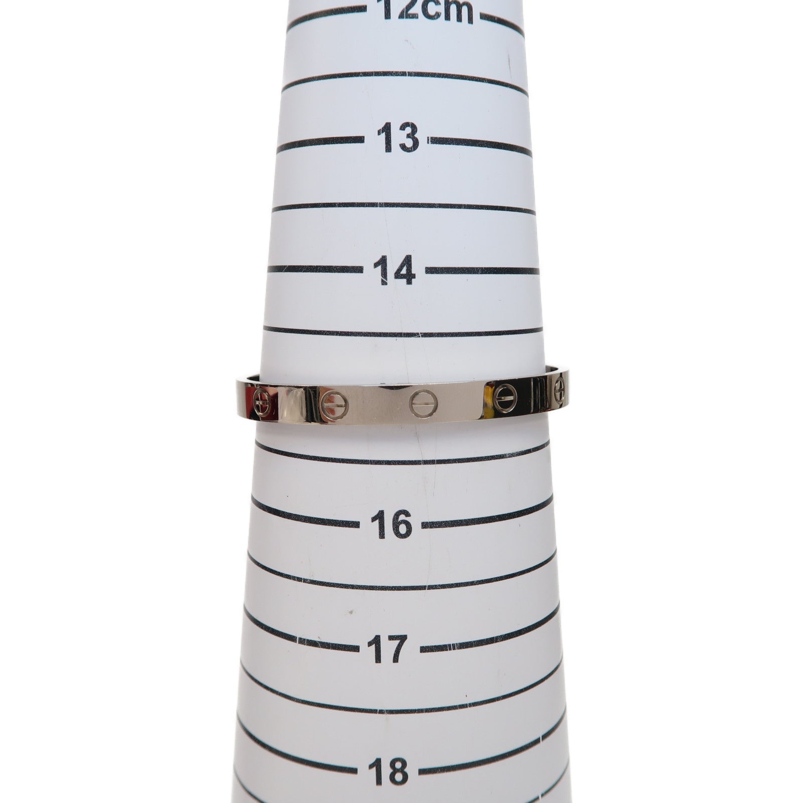 CARTIER 【激減優惠】18K白金Love Bracelet手鐲