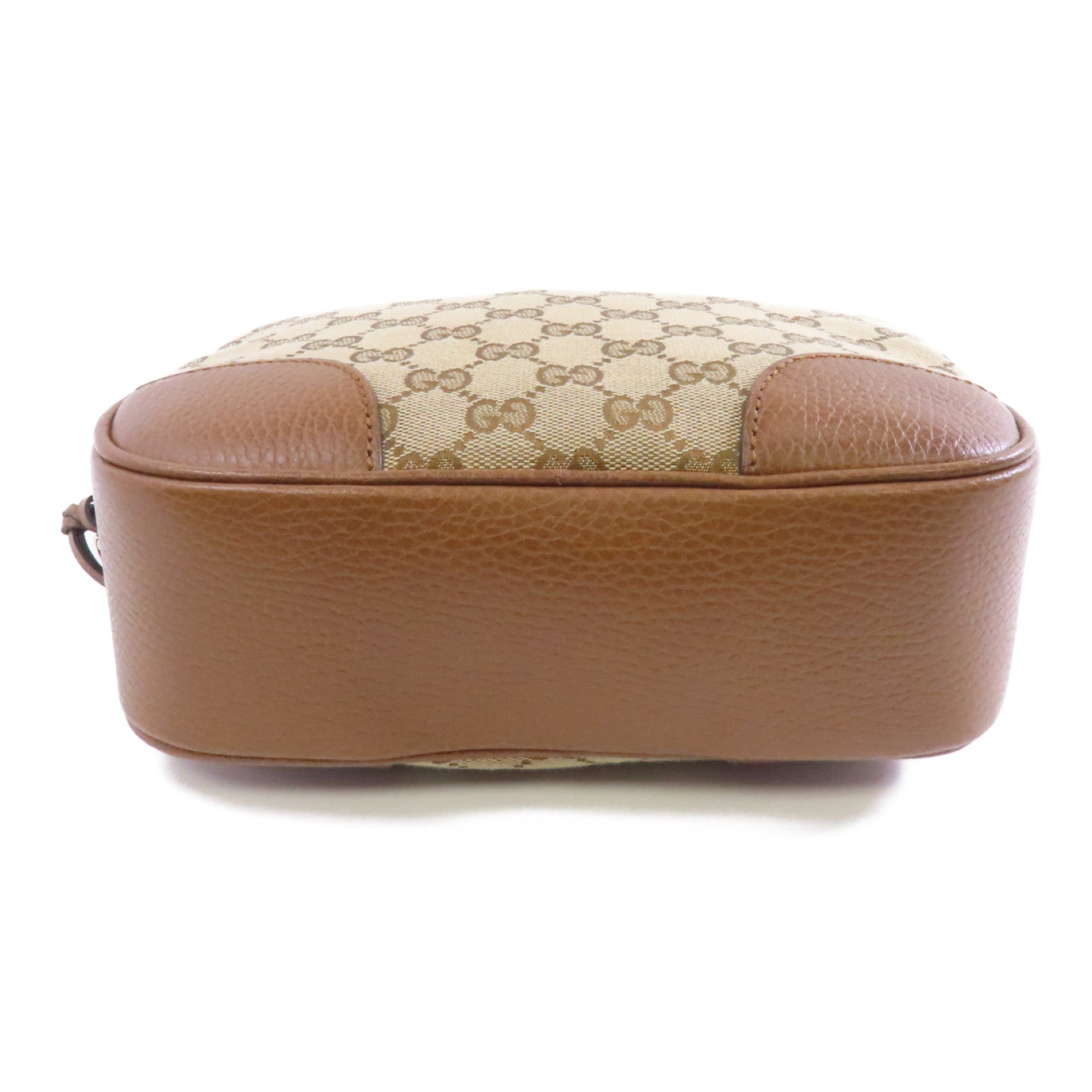 GUCCI 【激減優惠】帆布Shoulder Bag金扣肩背袋棕色