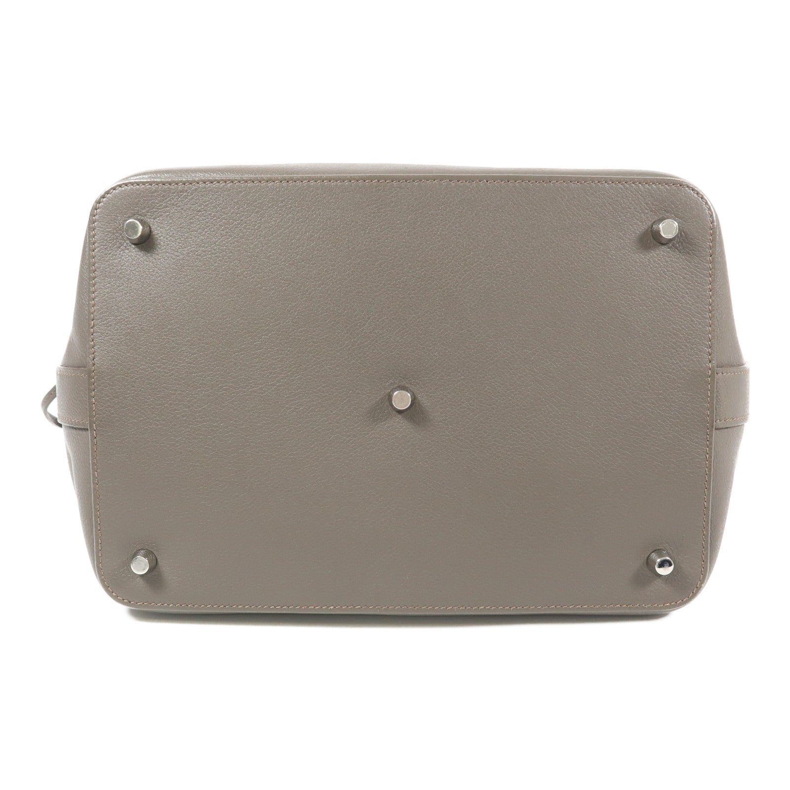 HERMES Swift皮革Toolbox 26銀扣手挽肩背兩用袋8F Etain – Brand