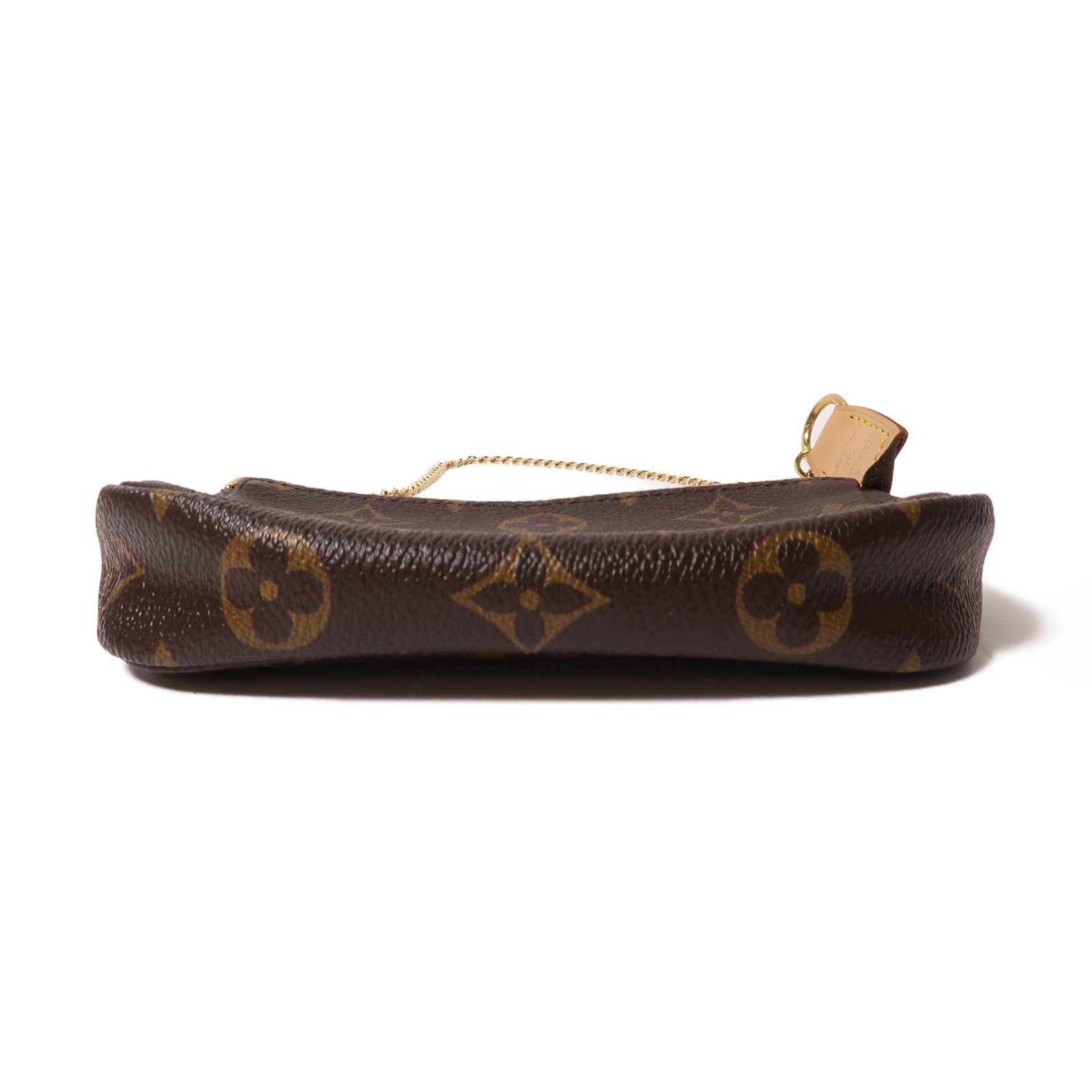 LOUIS VUITTON 【激減優惠】Monogram Pochette Accessories金扣手挽袋啡色