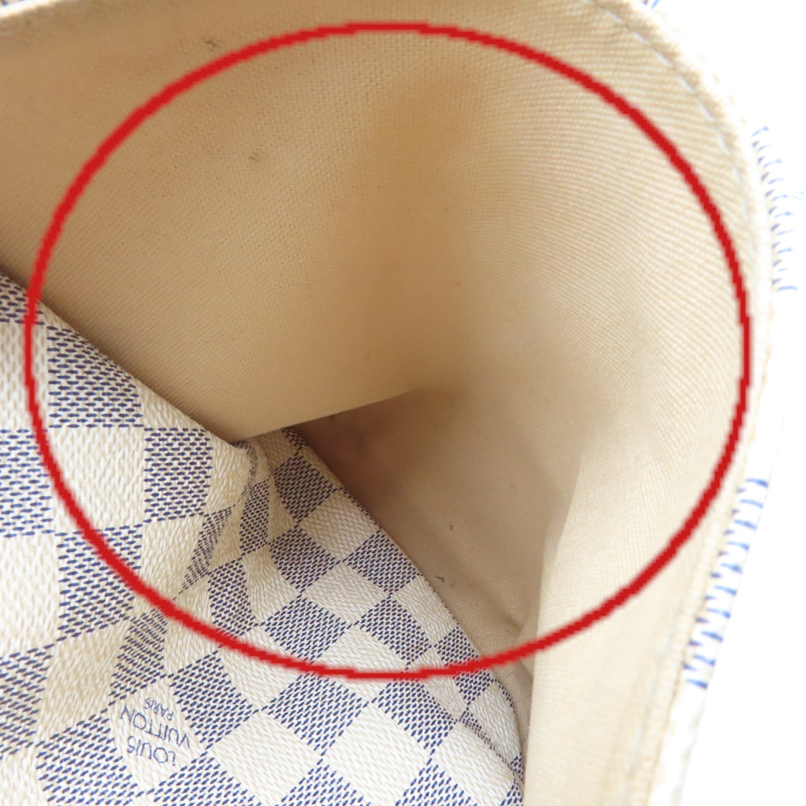 LOUIS VUITTON **【激減優惠】Damier Totally PM Shoulder Bag肩背袋米白色