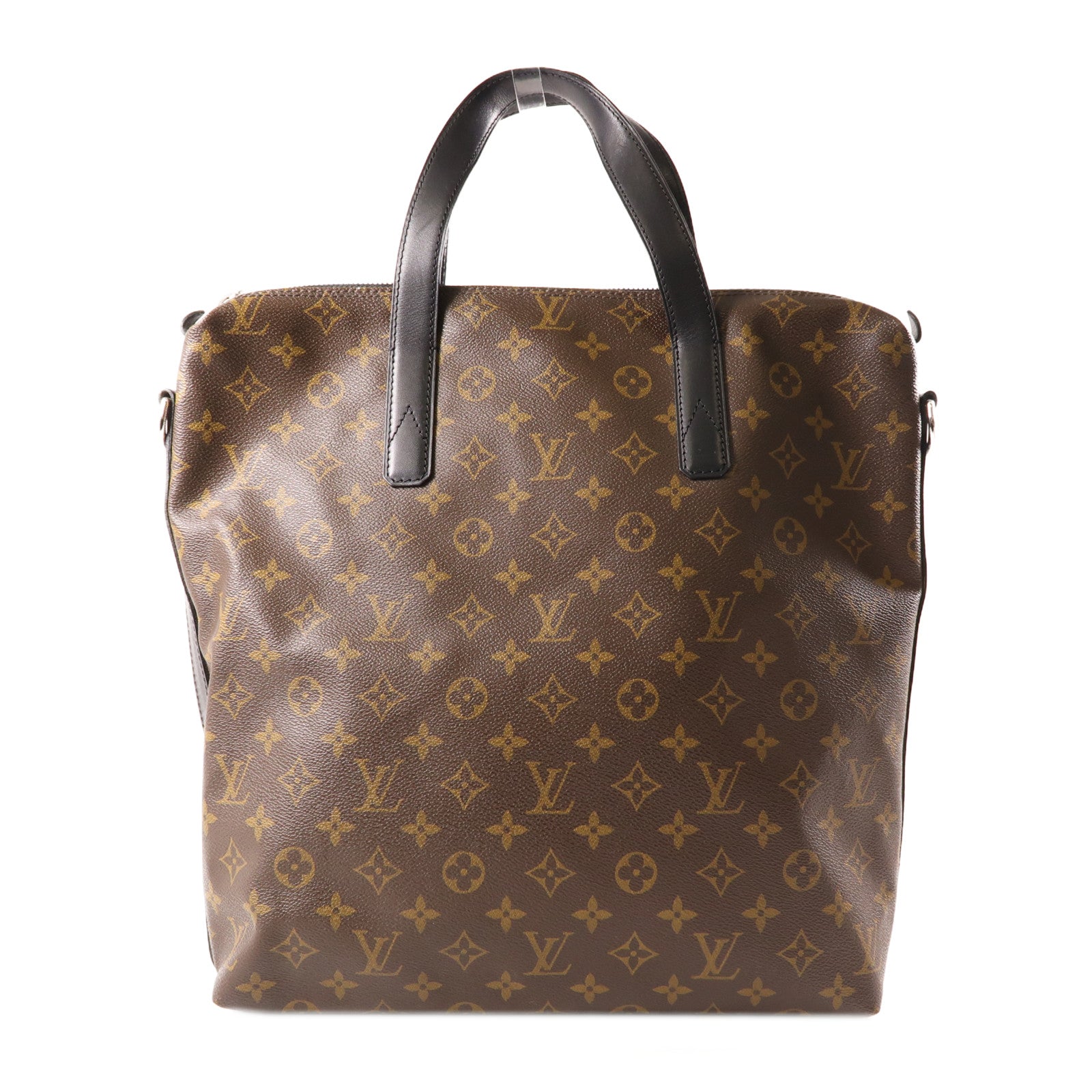 LOUIS VUITTON Monogram Kitan金扣手挽袋棕色