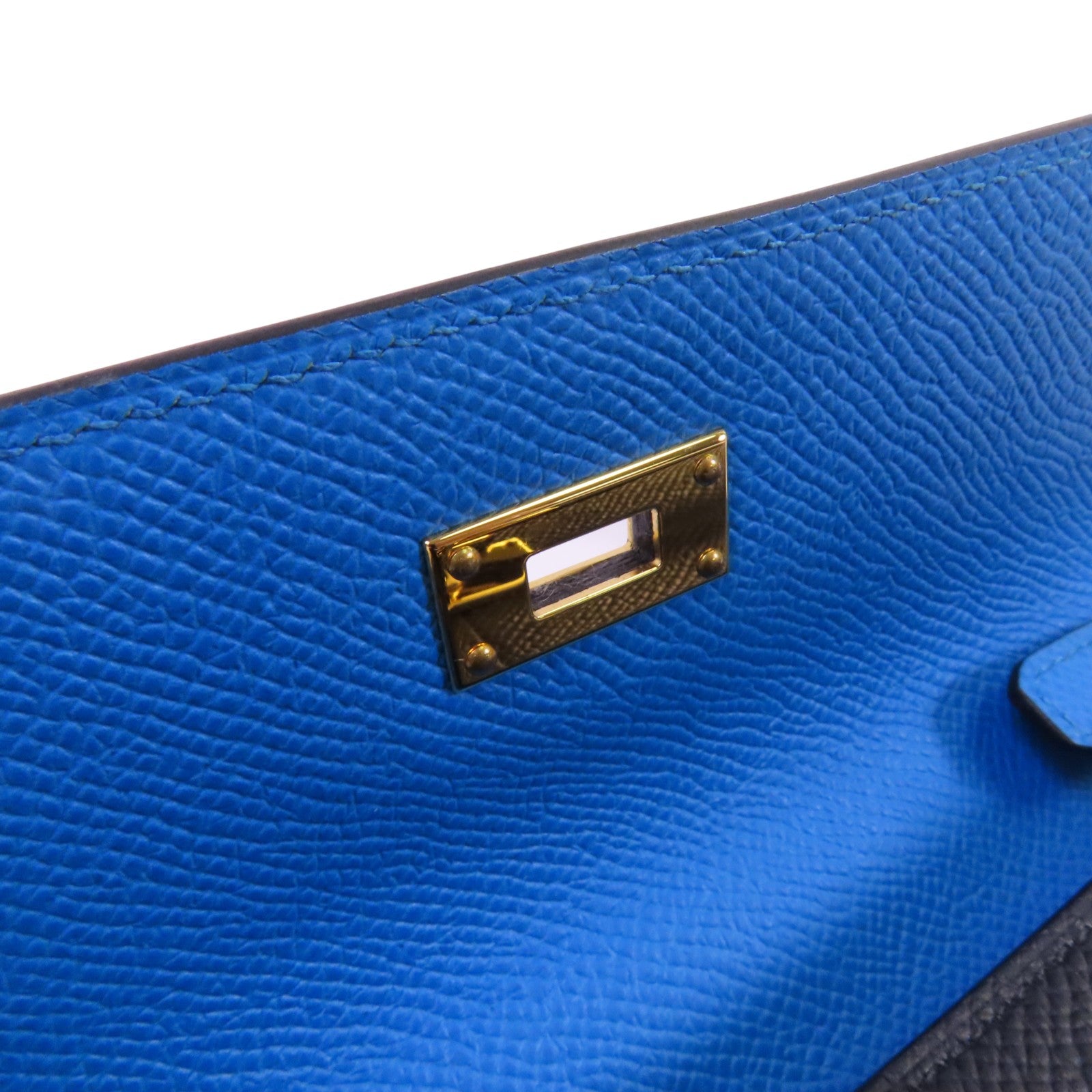 HERMES Epsom皮革Kelly To Go金扣肩背袋