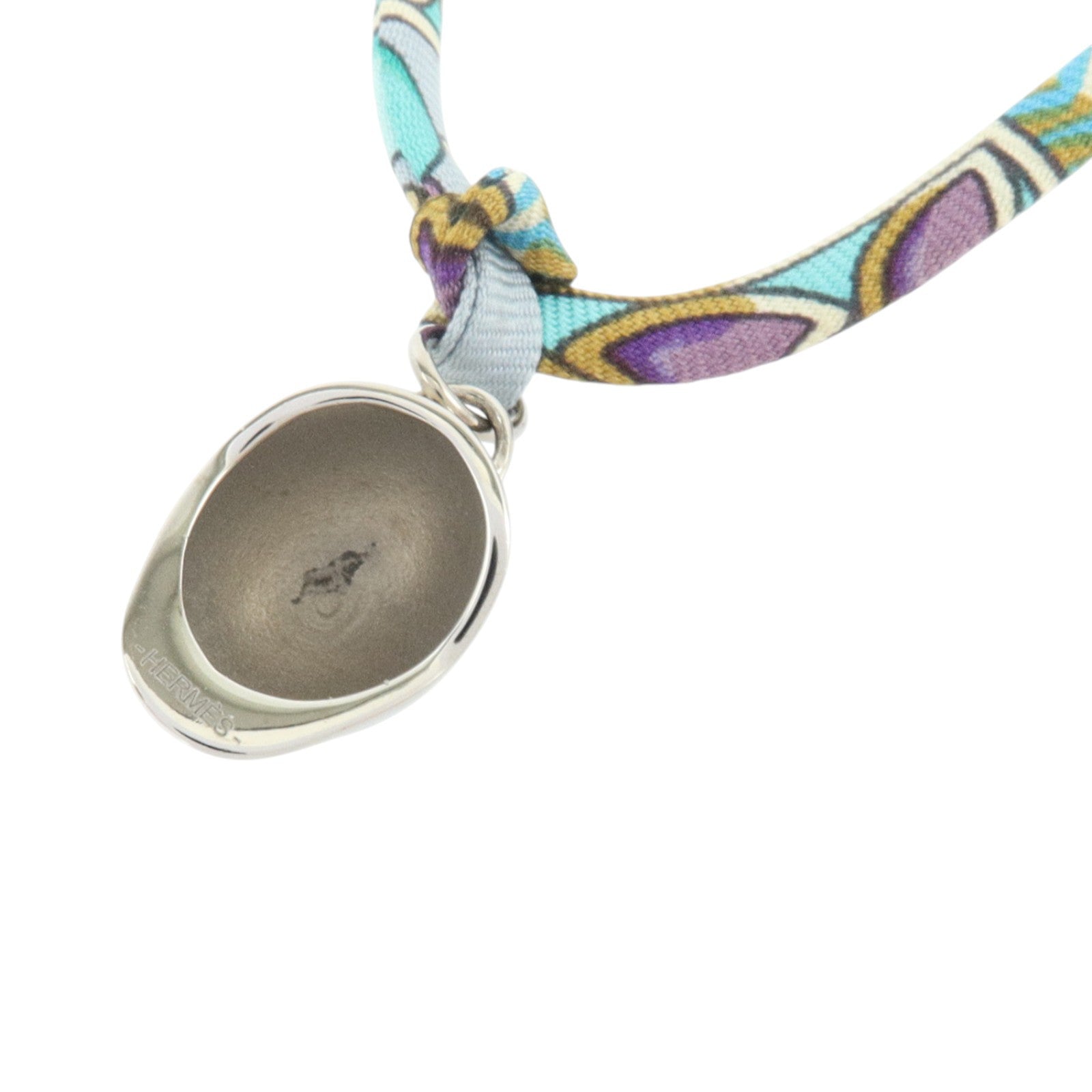 HERMES 絲質/金屬Necklace項鏈