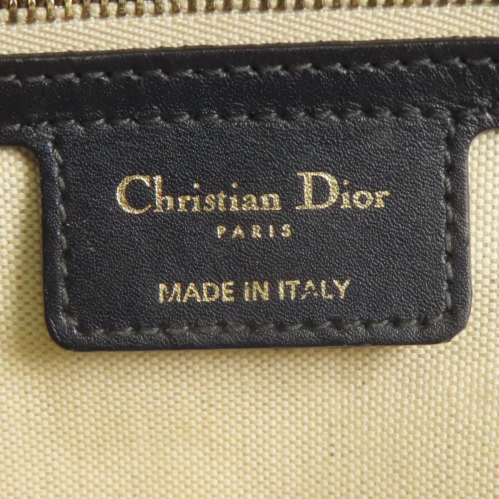 Dior 帆布Shoulder Bag金扣肩背袋