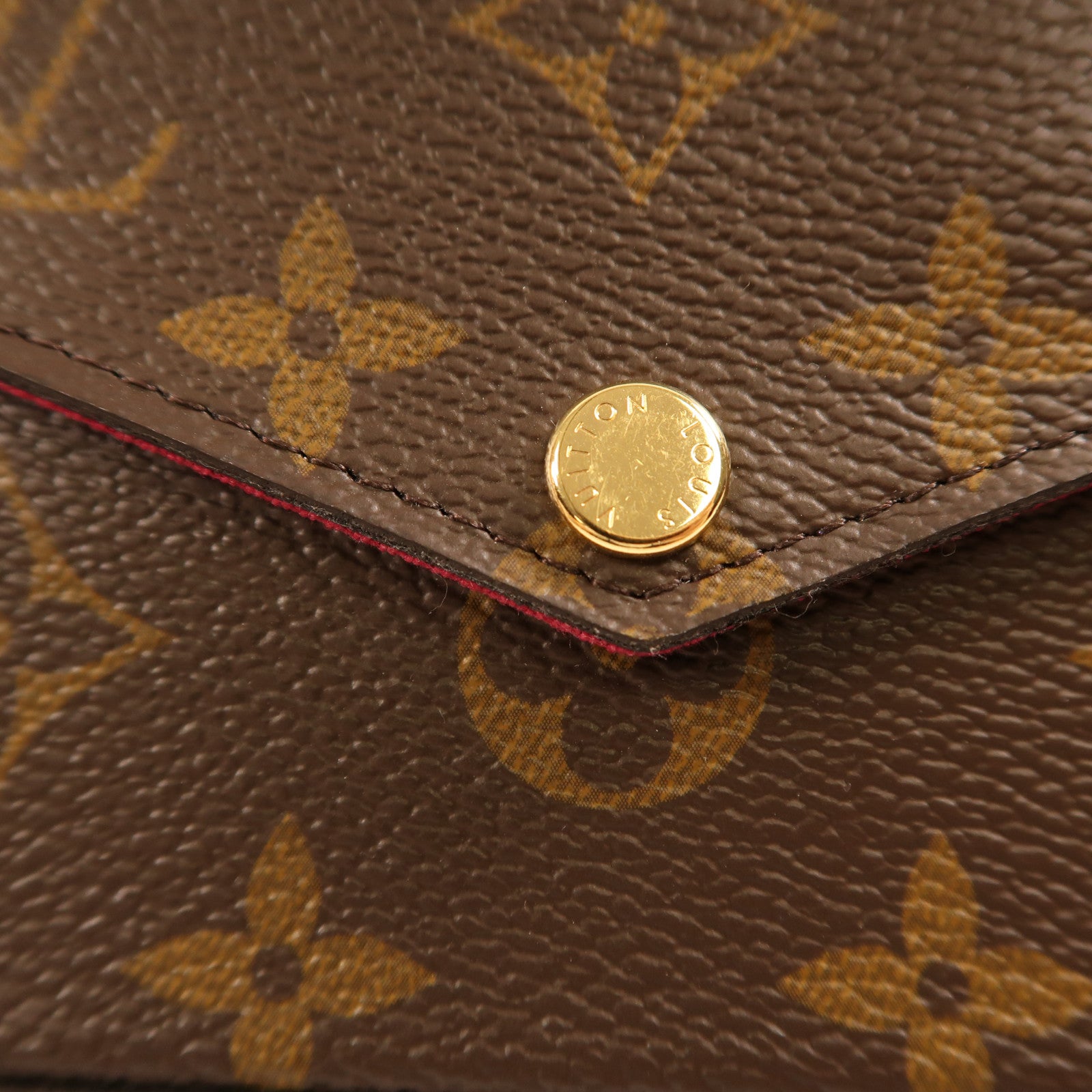 LOUIS VUITTON Monogram Pochette Felicie金扣鏈帶肩背袋