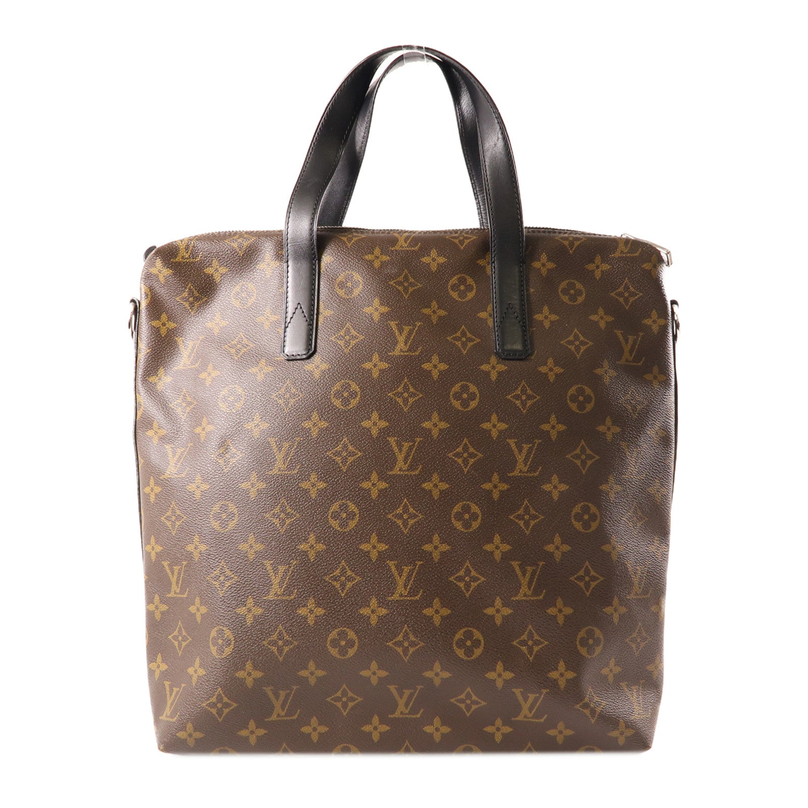 LOUIS VUITTON Monogram Kitan金扣手挽袋棕色