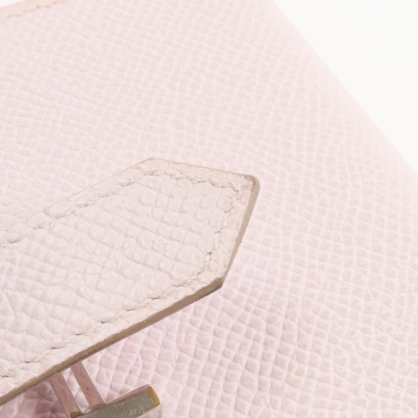 HERMES Epsom皮革Bearn Compact錢包Mauve Pale