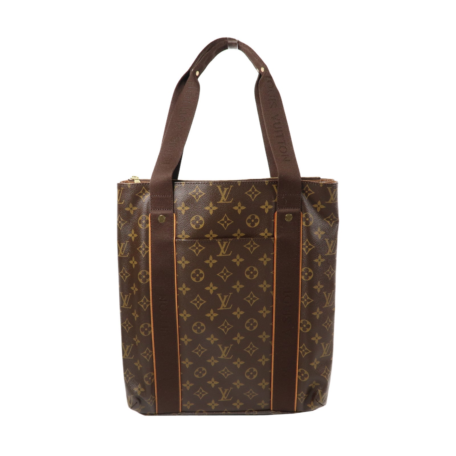 LOUIS VUITTON 【激減優惠】Monogram Cabas Beaubourg金扣肩背袋啡色