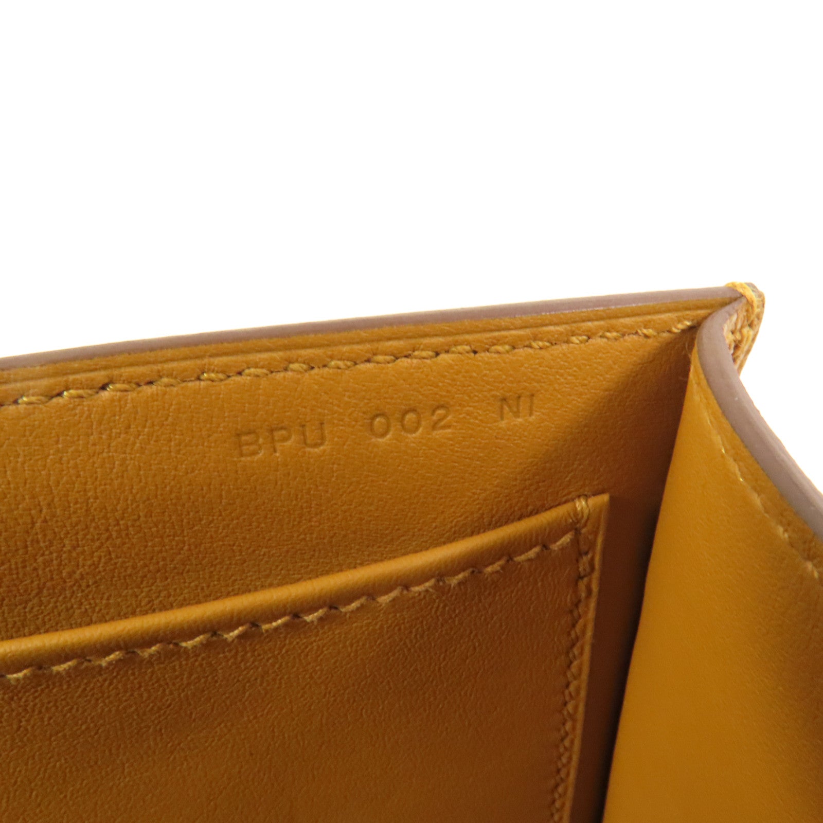 HERMES Chevre皮革Geta金扣肩背袋Caramel