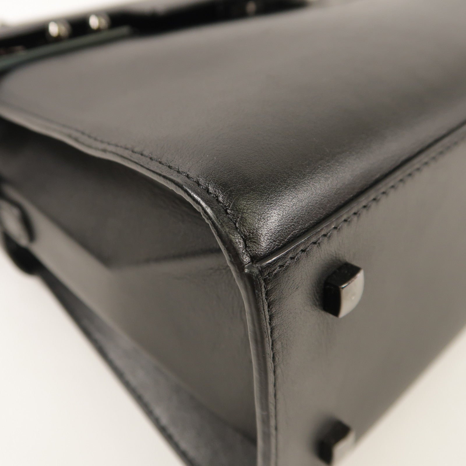 Delvaux 牛皮皮革Brillant East West手挽肩背兩用袋