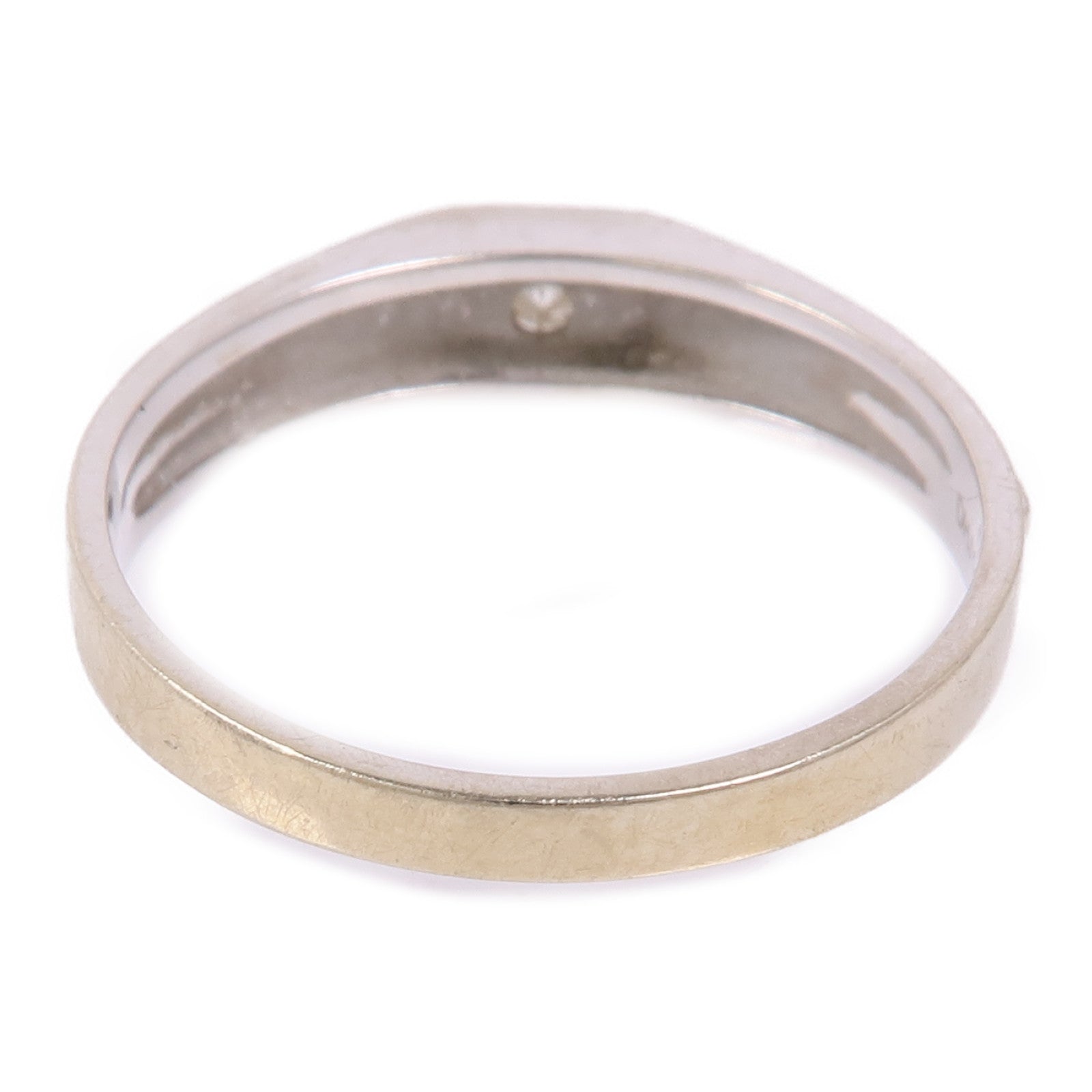 JEWELRY 【激減優惠】18K白金Diamond Ring鑽石戒指US#7.75