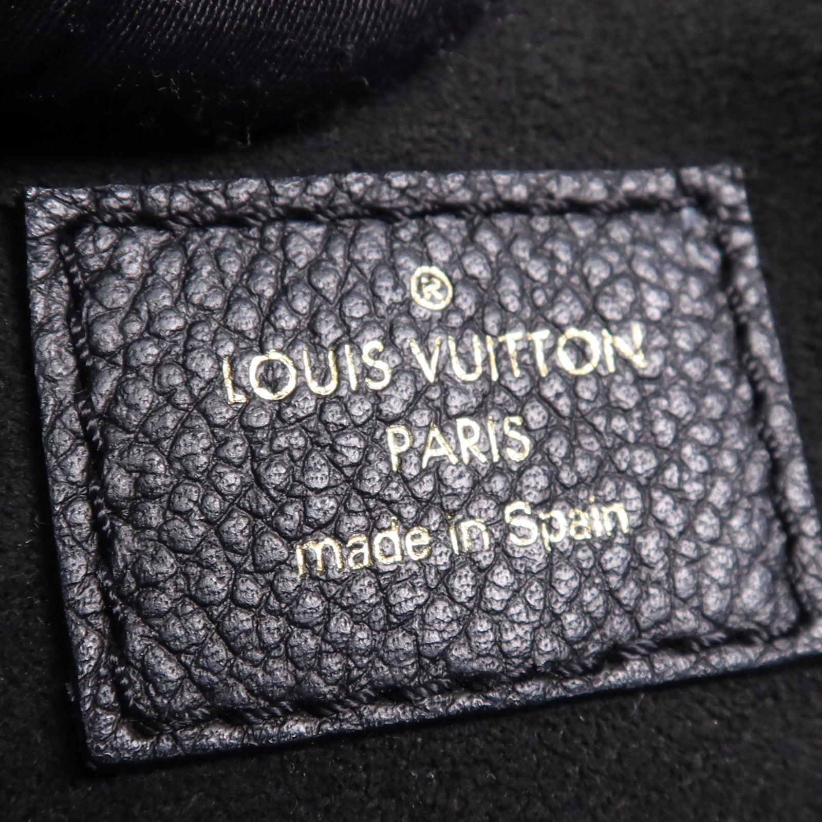 LOUIS VUITTON Monogram/Empreinte Petit Palais金扣手挽肩背兩用袋