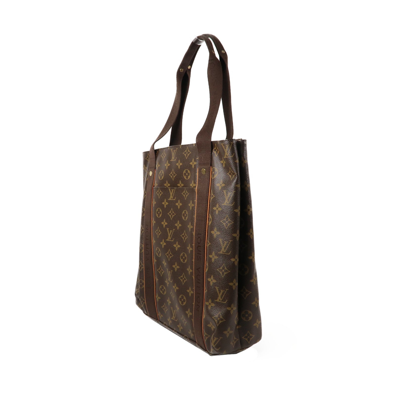 LOUIS VUITTON 【激減優惠】Monogram Cabas Beaubourg金扣肩背袋啡色