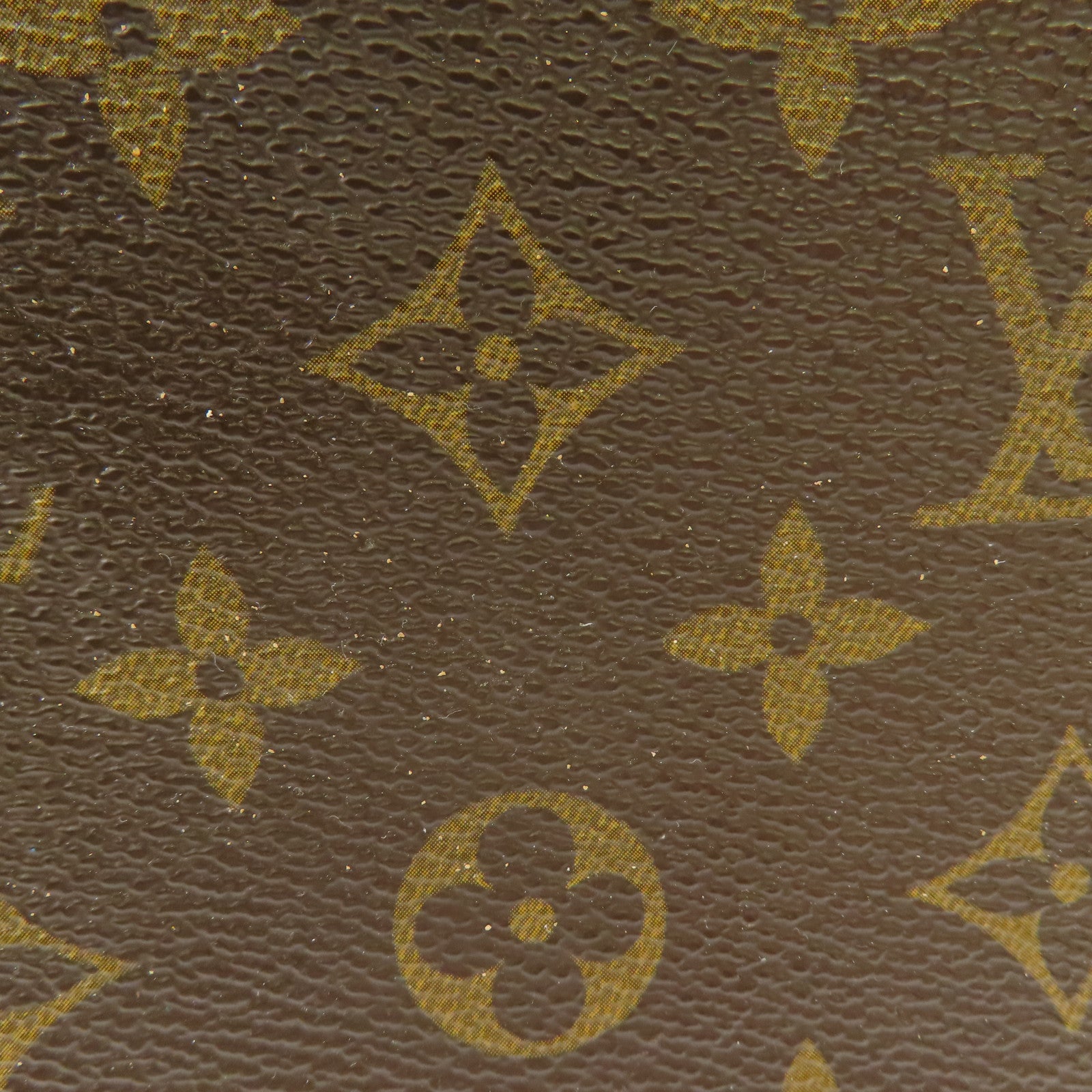 LOUIS VUITTON Monogram Ellipse PM金扣手挽袋棕色